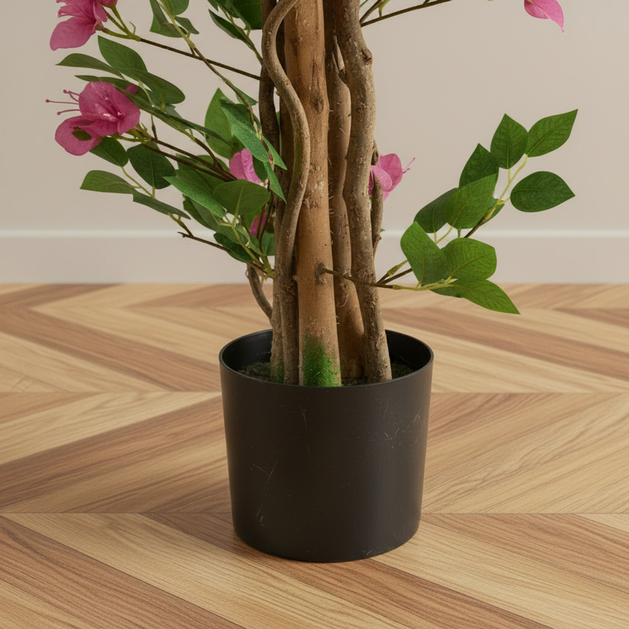Teodora Artificial Bougainvillea Tree - 165 cm-hbxdecorandfurnishings-homeaccessories-artificialflowersandplants-image-2