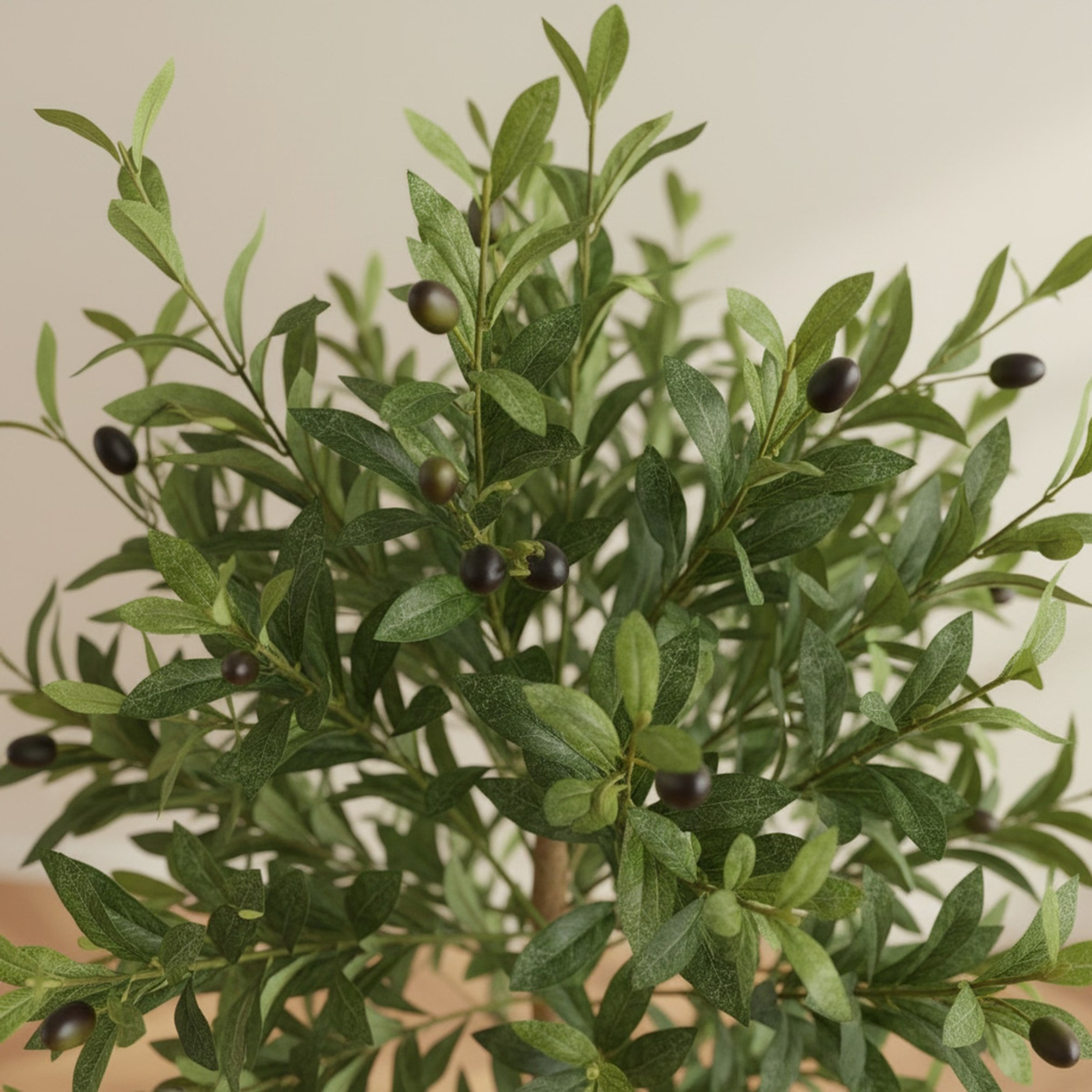 Teodora Artificial Olive Tree with Real Boxwood Trunks - 150 cm-hbxdecorandfurnishings-homeaccessories-artificialflowersandplants-image-2