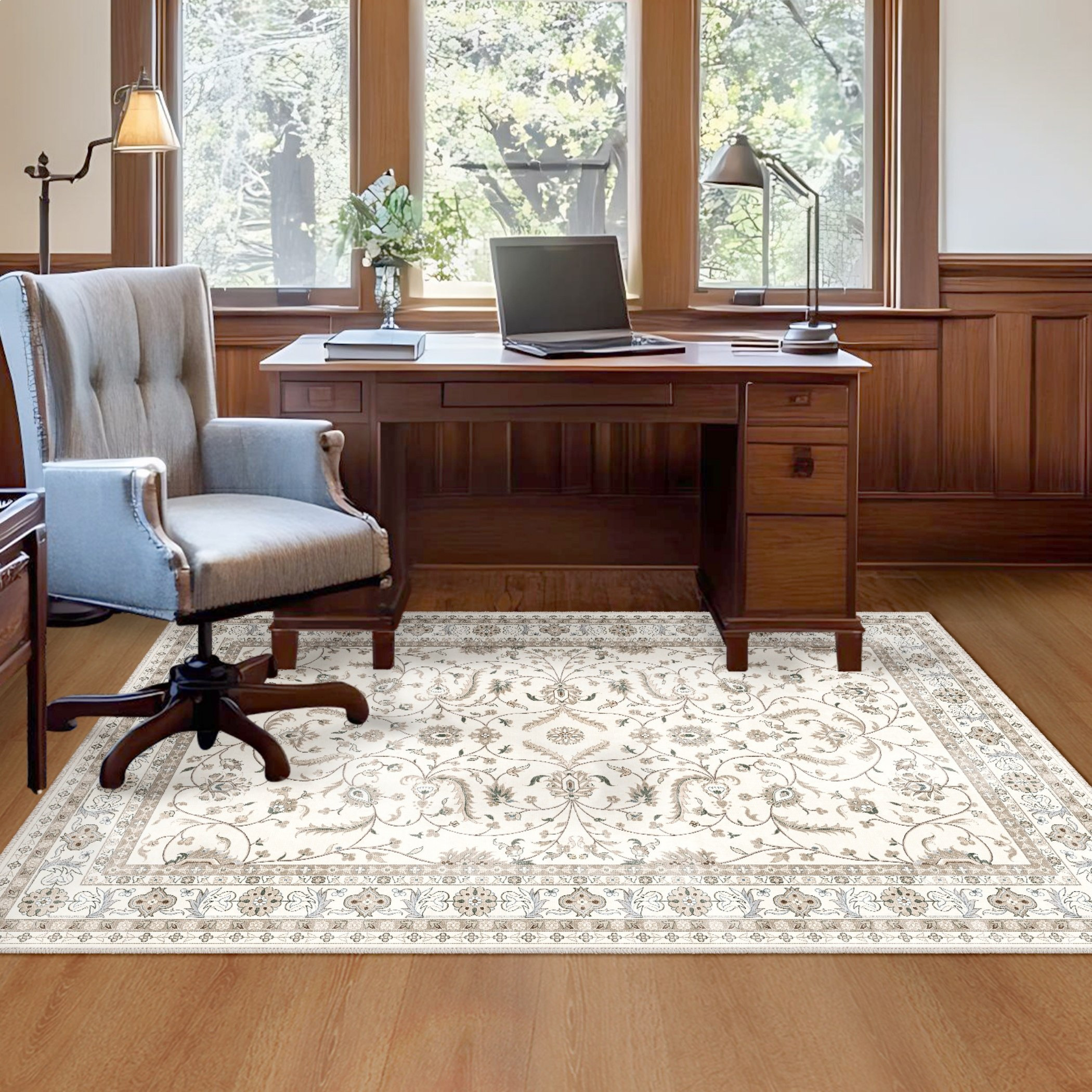 Miraj Sesa Velvet Rug - 120x170 cm-hbxdecorandfurnishings-floorcoverings-rugs-image-1