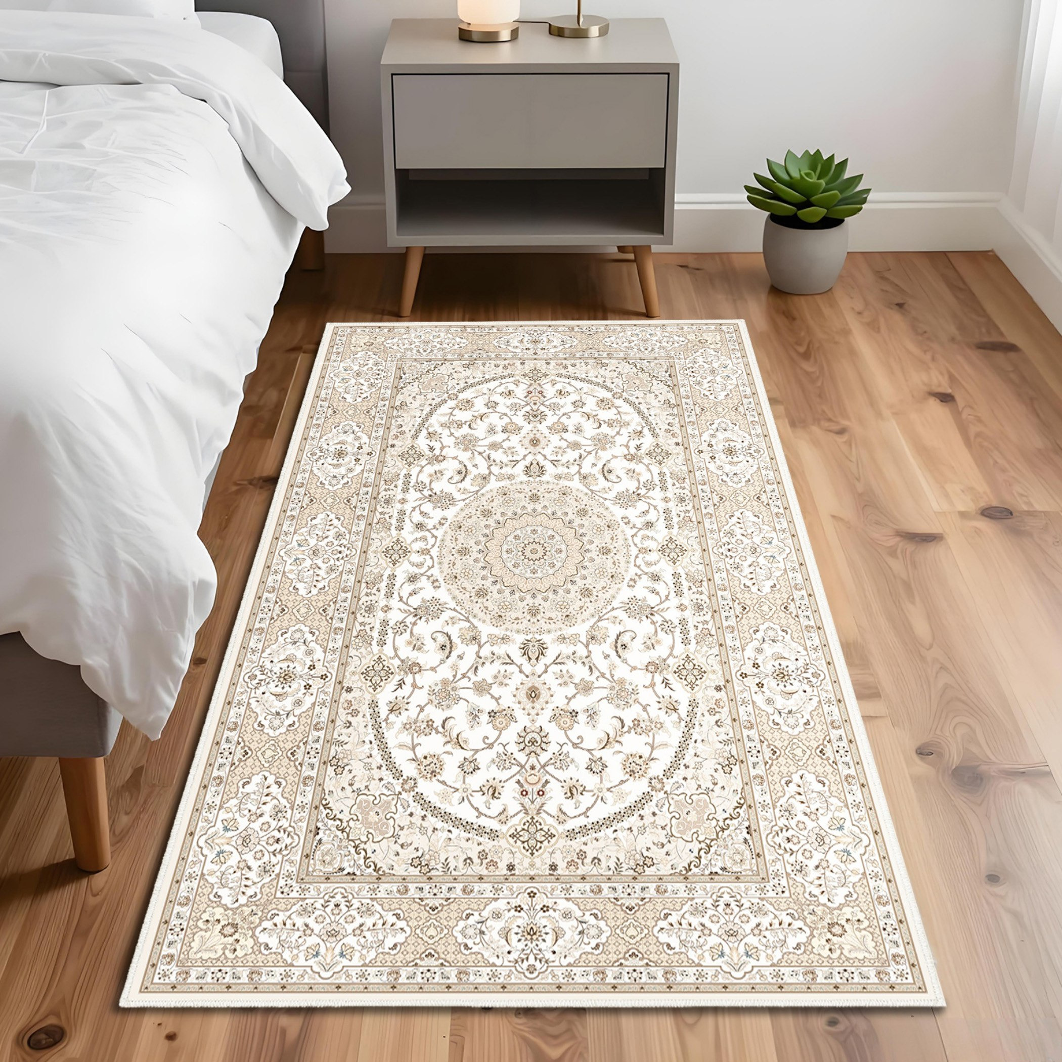 Miraj Zen Velvet Rug - 80x230 cm-hbxdecorandfurnishings-floorcoverings-rugs-image-1
