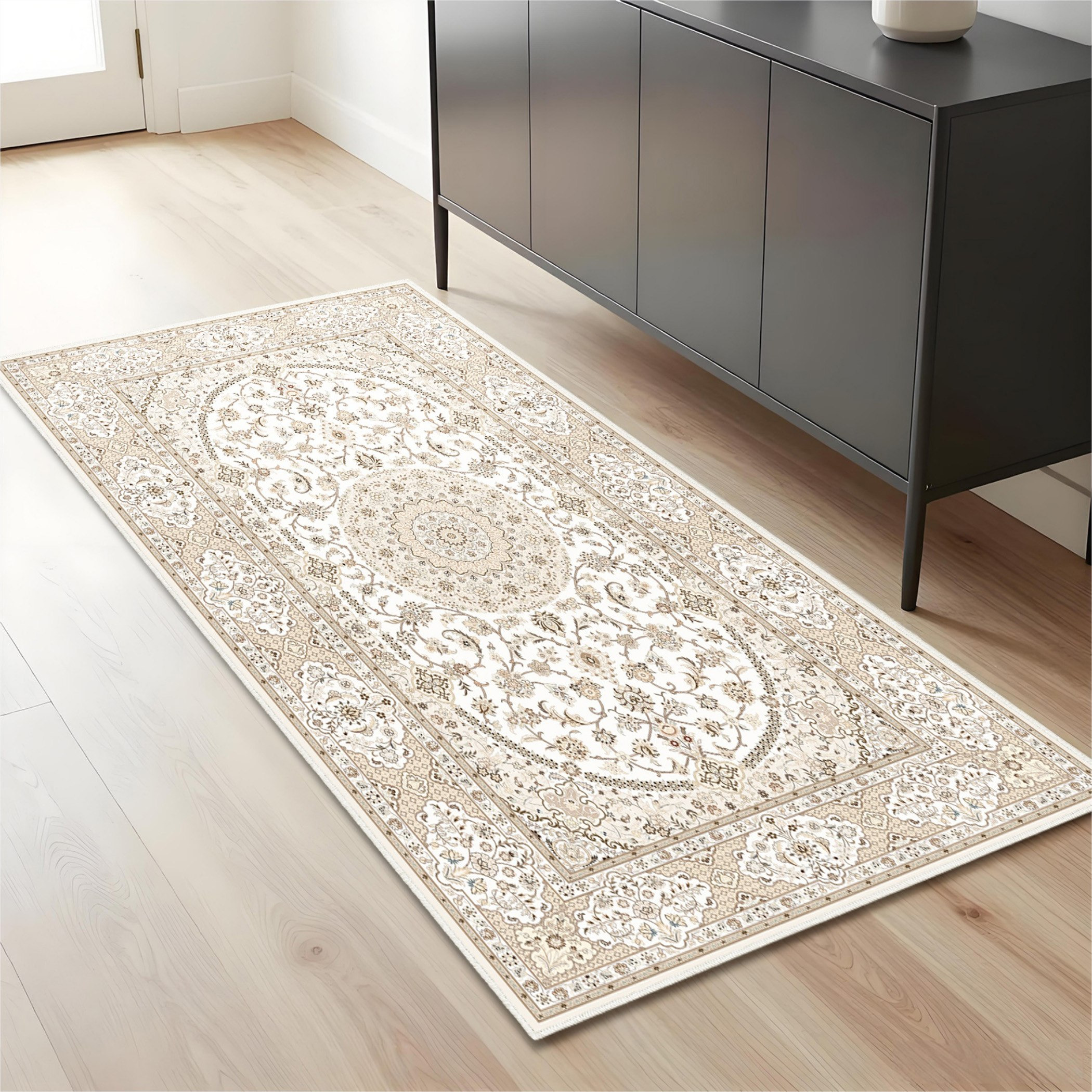 Miraj Zen Velvet Rug - 80x230 cm-hbxdecorandfurnishings-floorcoverings-rugs-image-2