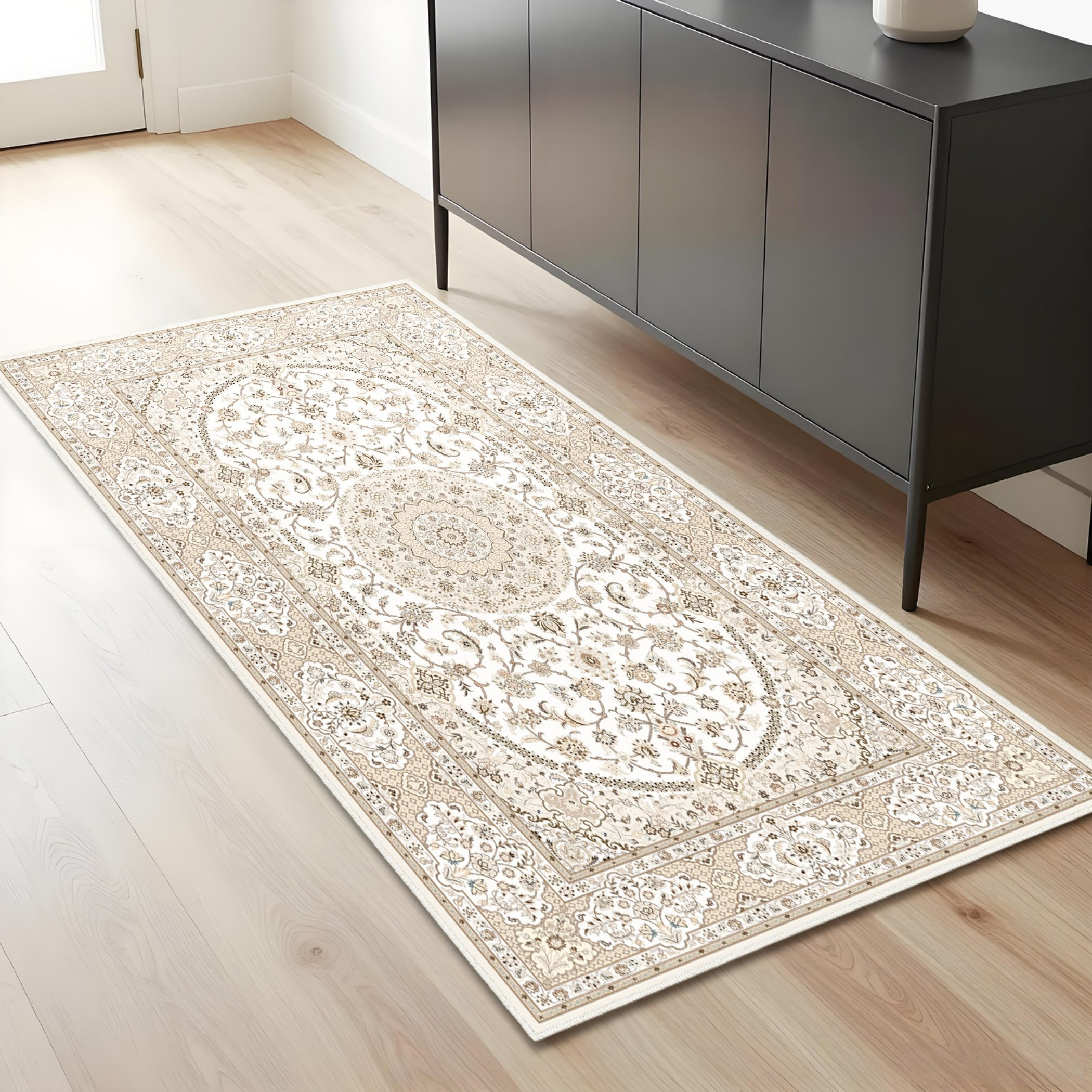 Miraj Zen Velvet Rug - 80x150 cm-hbxdecorandfurnishings-floorcoverings-rugs-image-2