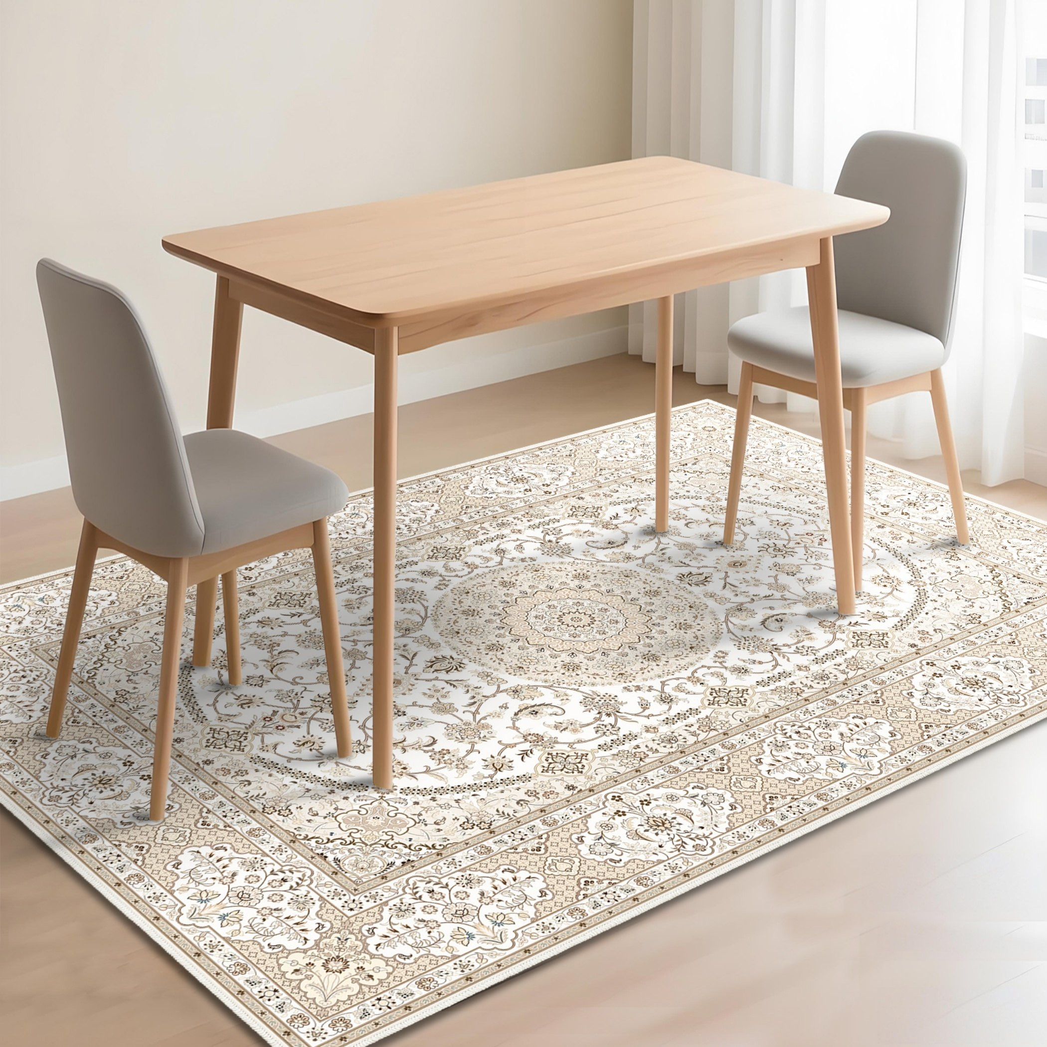 سجادة مخملية من ميراج زين - 120x170 سم-hbxdecorandfurnishings-floorcoverings-rugs-image-1