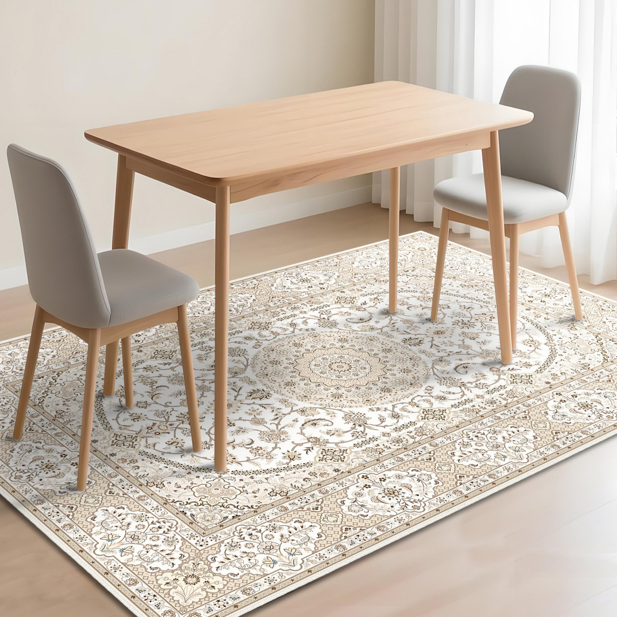 سجادة مخملية من ميراج زين - 160x230 سم-hbxdecorandfurnishings-floorcoverings-rugs-image-1