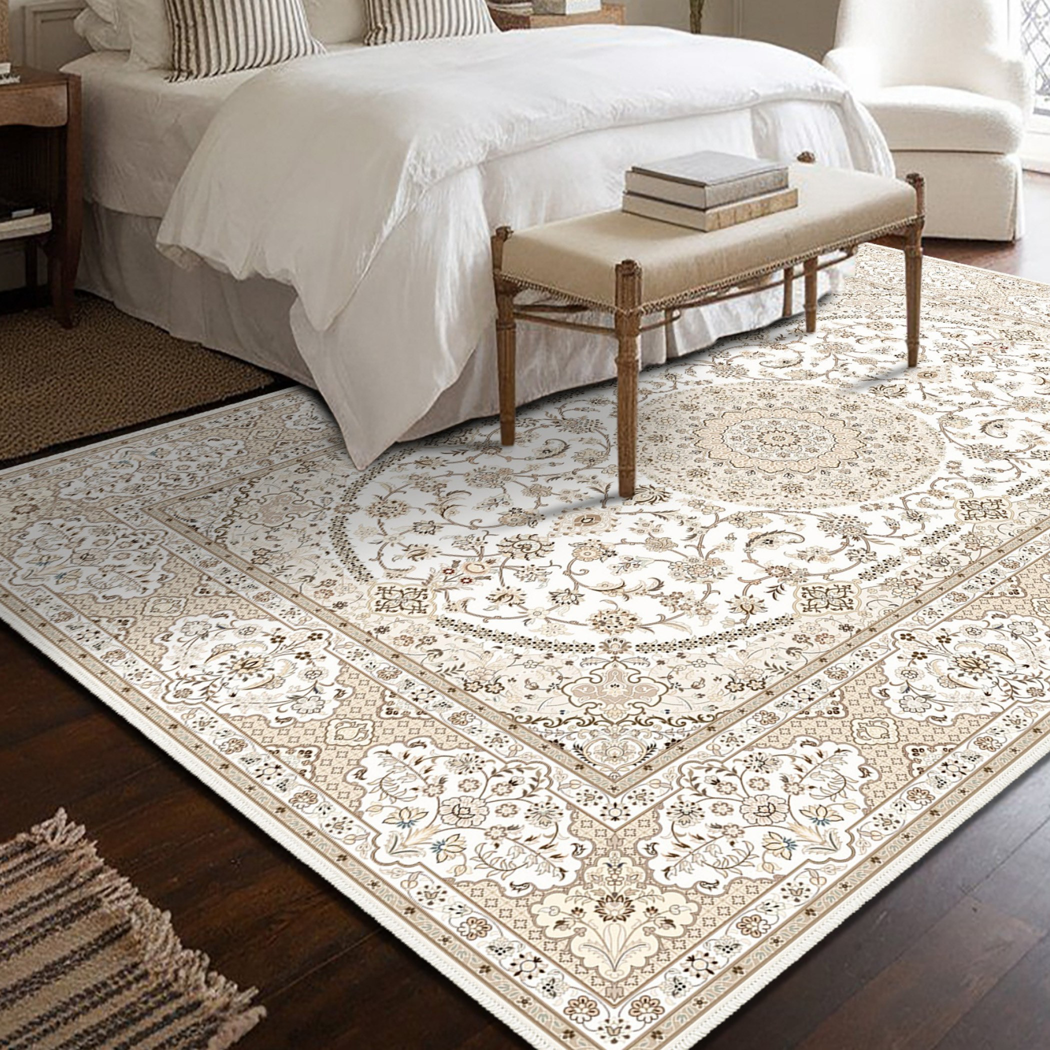 Miraj Zen Velvet Rug - 200x300 cm-hbxdecorandfurnishings-floorcoverings-rugs-image-2