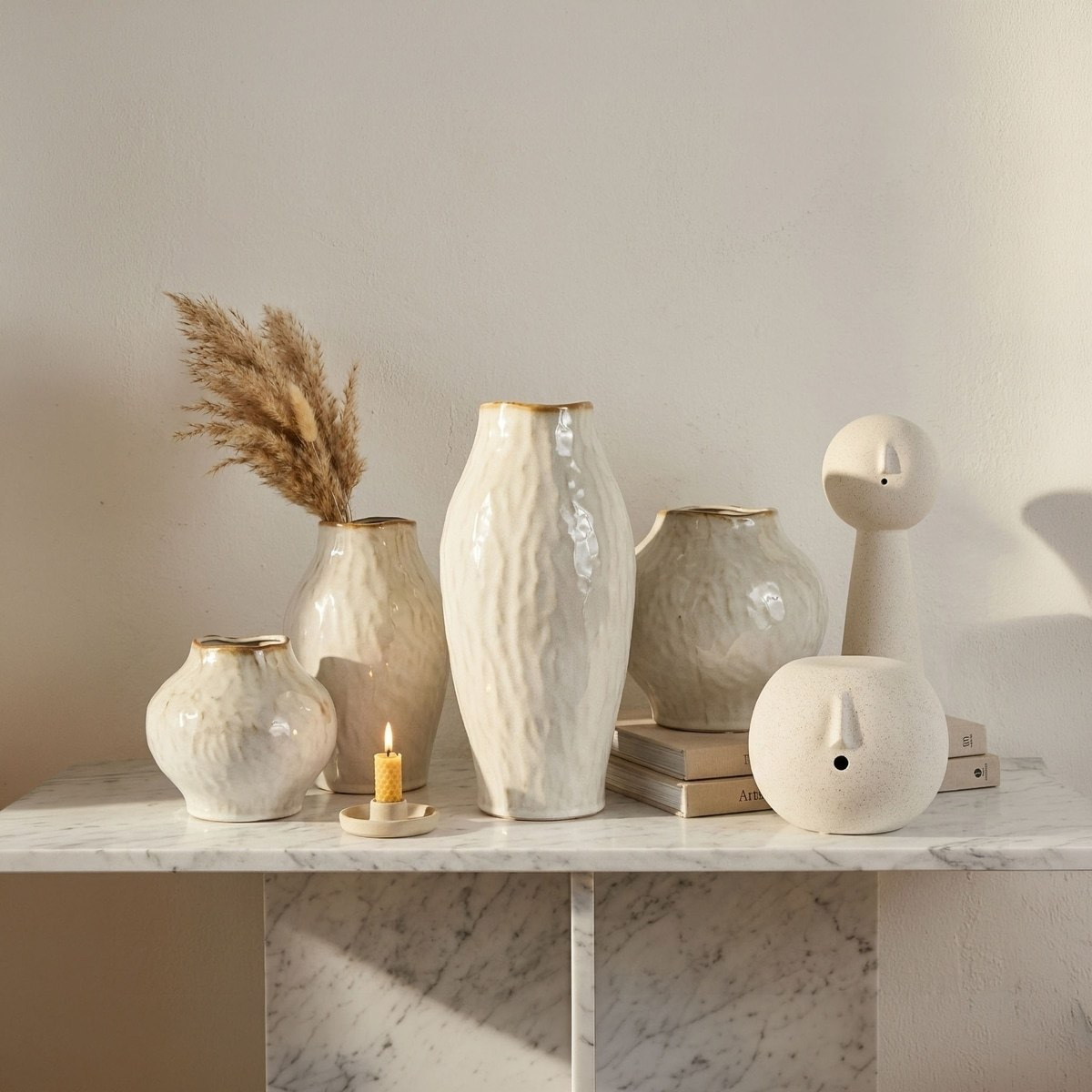 Monochrome Lavasa Renee Decorative Ceramic Accent - 12.5x10.2x34 cm-hbxhomeware-homedecor-figurinesandornaments-image-4