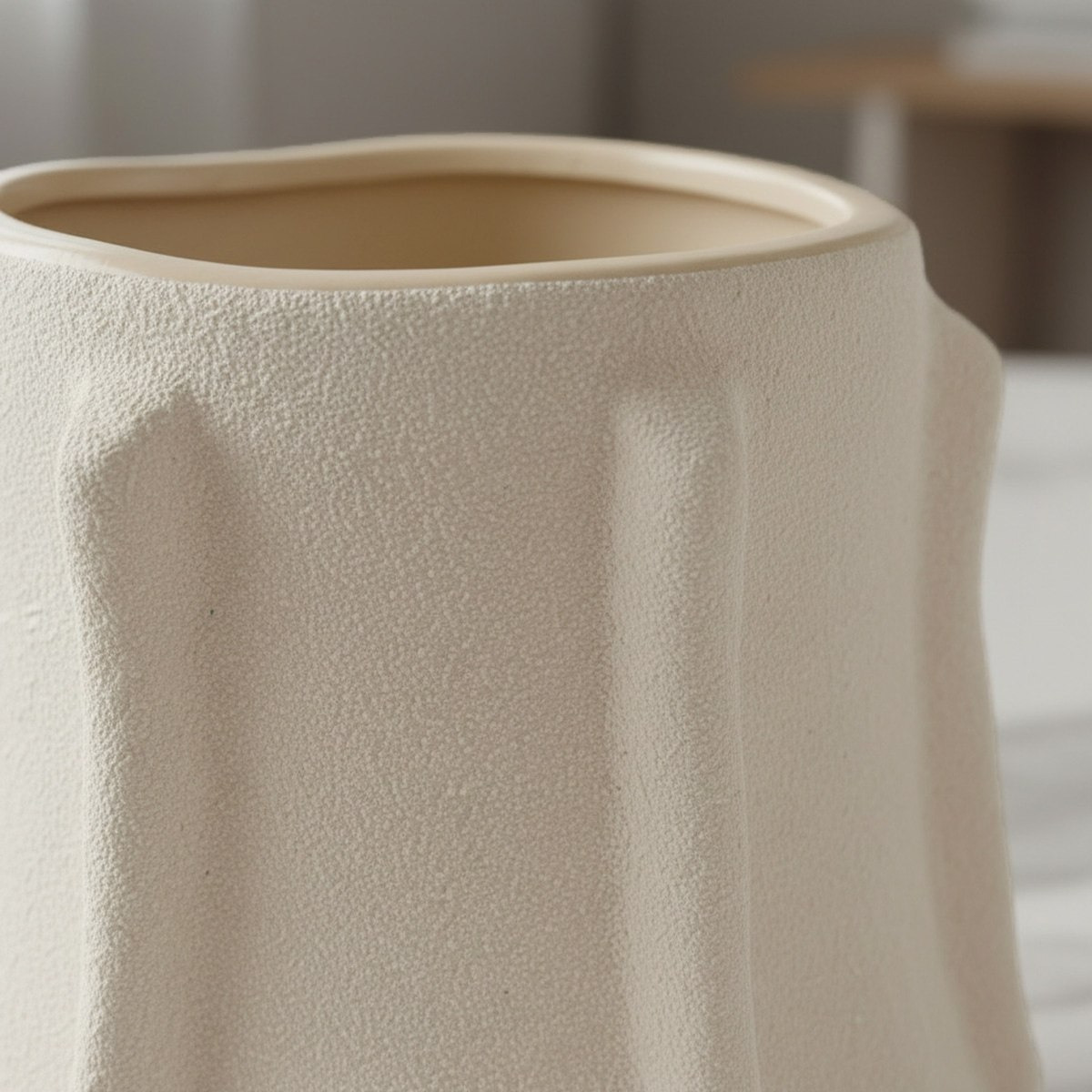 Umber Lavasa Renee Decorative Ceramic Vase - 16x16x15 cm-hbxbedroom-decorandaccessories-vases-image-3