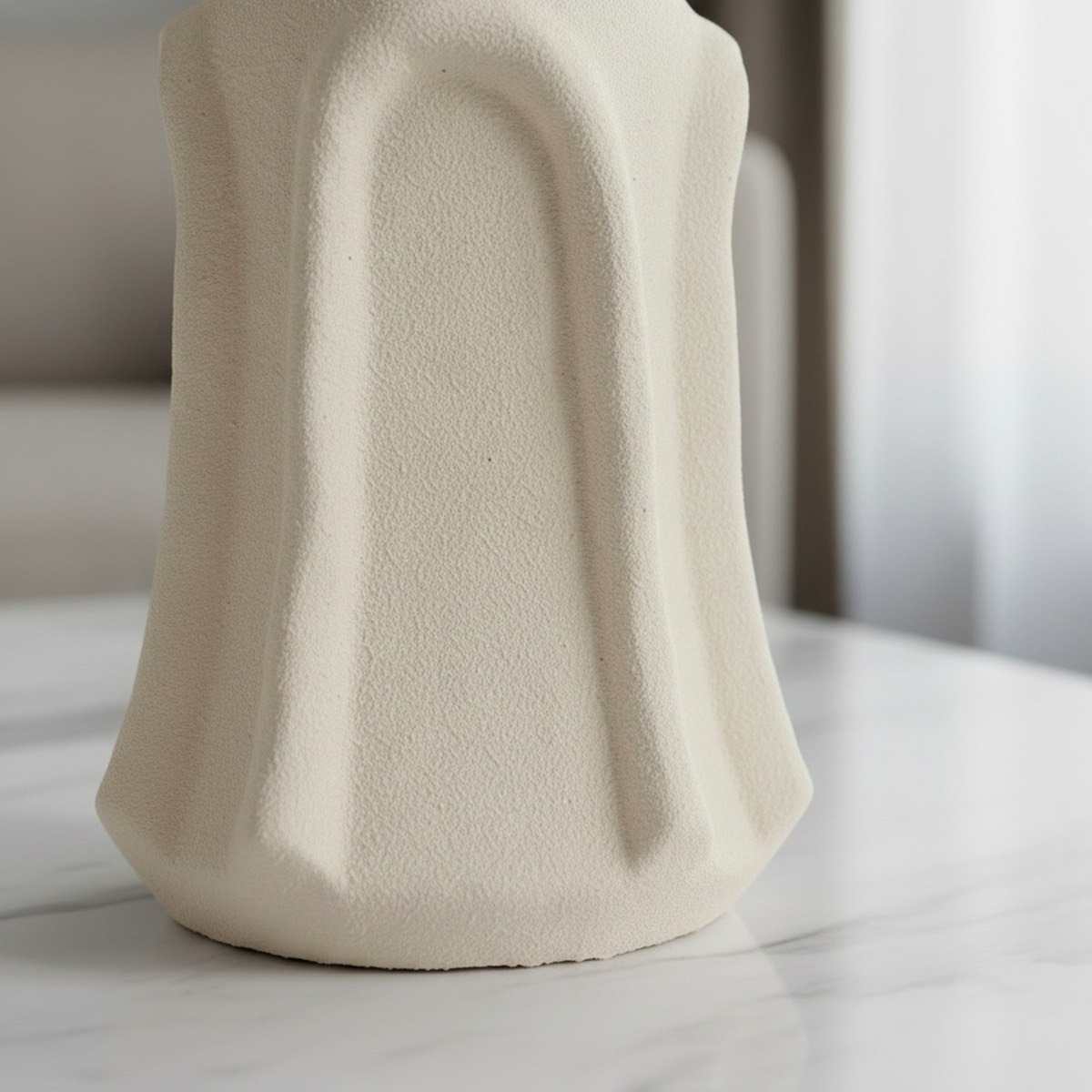 Umber Lavasa Renee Decorative Ceramic Vase - 16.5x16.5x31 cm-hbxbedroom-decorandaccessories-vases-image-3