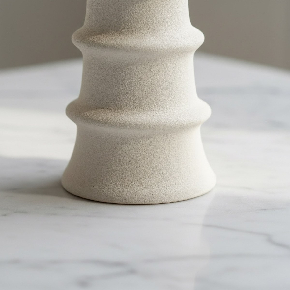 Umber Lavasa Renee Decorative Ceramic Candleholder - 17.3x17.3x35.3 cm-hbxlivingroom-decorandaccessories-candleholders-image-4