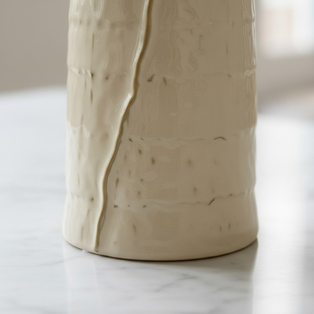 Umber Lavasa-Renee Reactive Glaze Decorative Ceramic Vase - 16x16x40.8 cm-hbxbedroom-decorandaccessories-vases-image-3