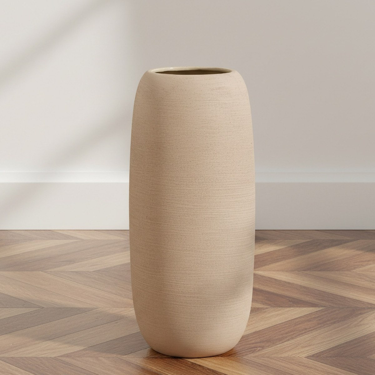 Umber Lavasa Renee Decorative Ceramic Floor Vase - 27x27x60 cm-hbxbedroom-decorandaccessories-vases-image-1