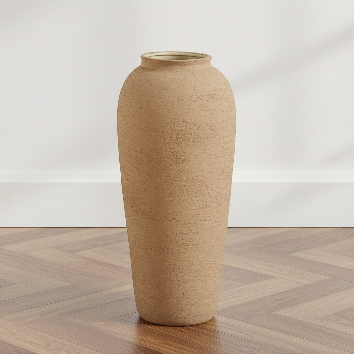 Umber Lavasa-Renee Decorative Ceramic Floor Vase - 27x27x60 cm-hbxbedroom-decorandaccessories-vases-image-1