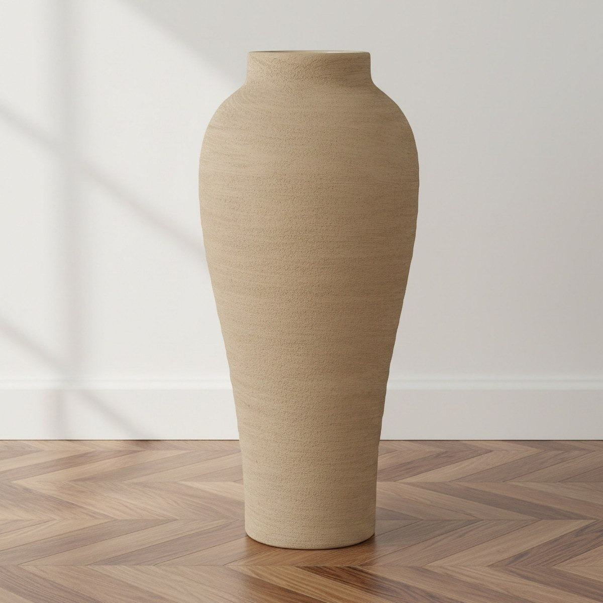 Umber Lavasa-Renee Decorative Ceramic Floor Vase - 27x27x60 cm-hbxbedroom-decorandaccessories-vases-image-1