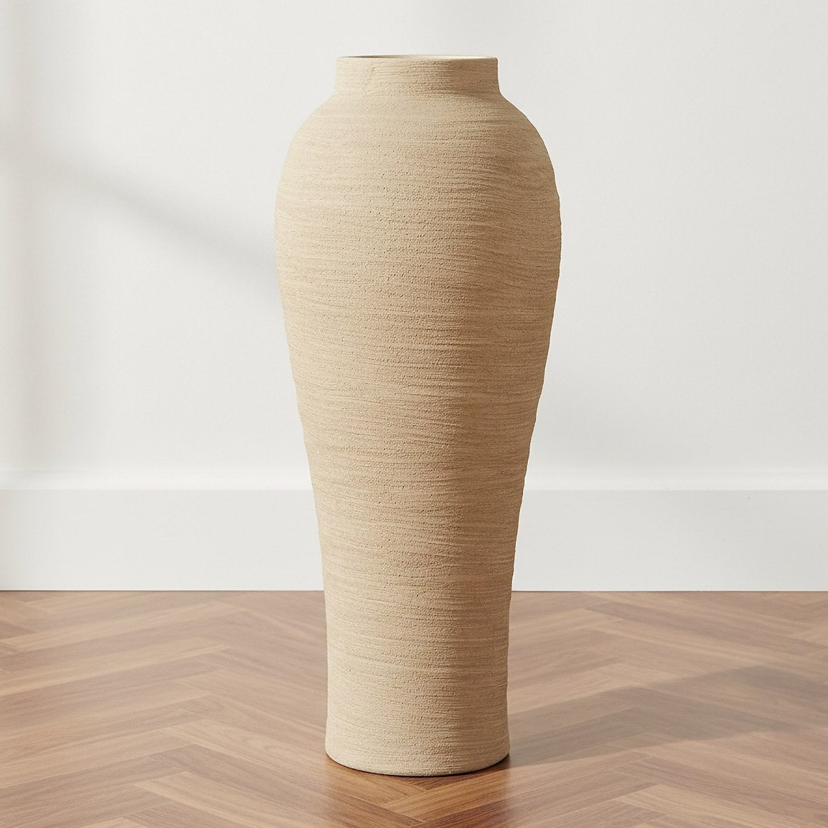 Umber Lavasa Renee Decorative Ceramic Floor Vase - 29x29x70 cm-hbxbedroom-decorandaccessories-vases-image-1