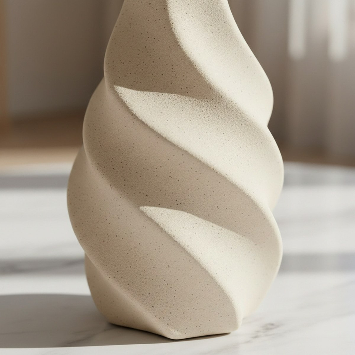 Umber Lavasa Renee Decorative Ceramic Vase - 9.5x9.5x18.5 cm-hbxbedroom-decorandaccessories-vases-image-2