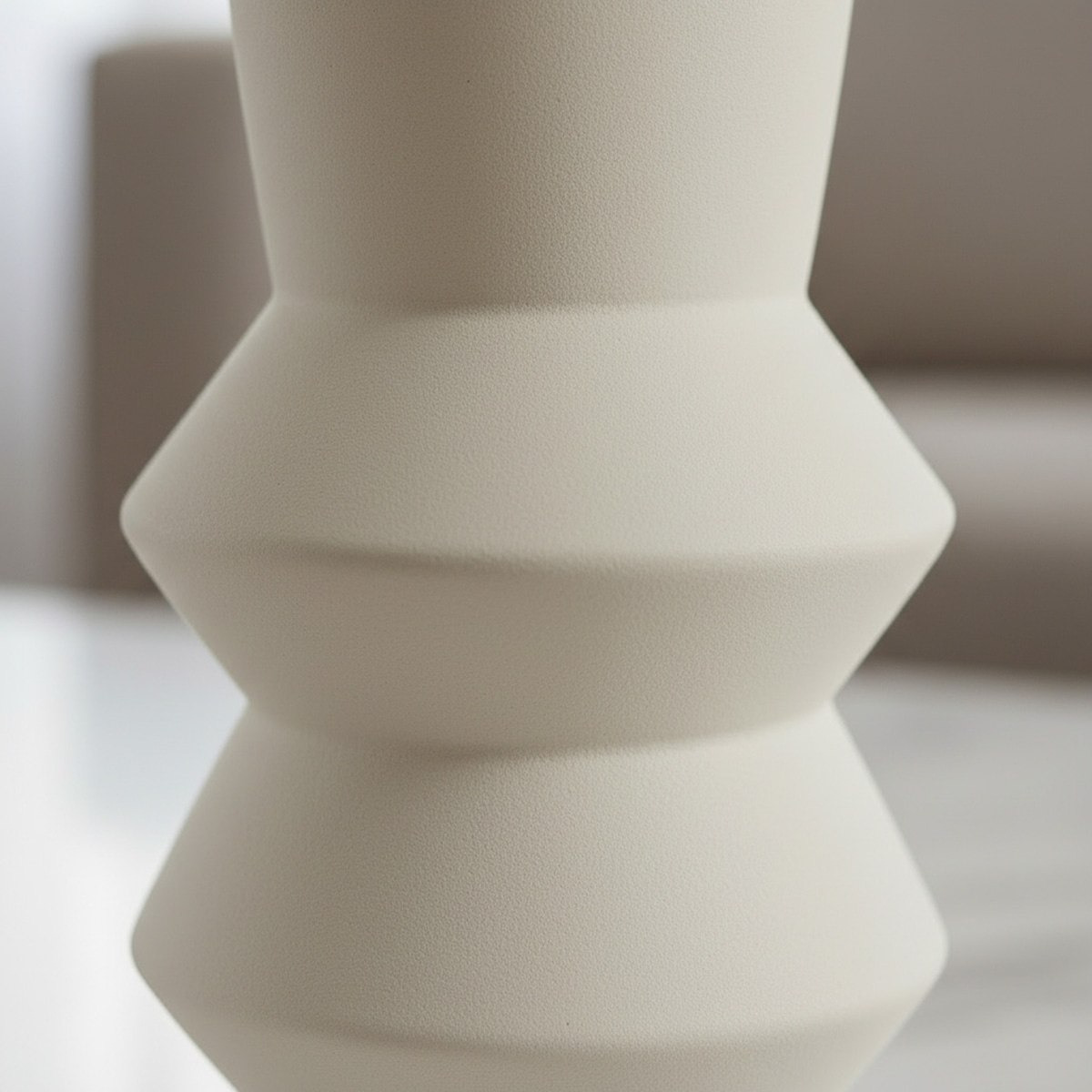 Umber Lavasa Renee Decorative Ceramic Vase - 10x10x23 cm-hbxbedroom-decorandaccessories-vases-image-3