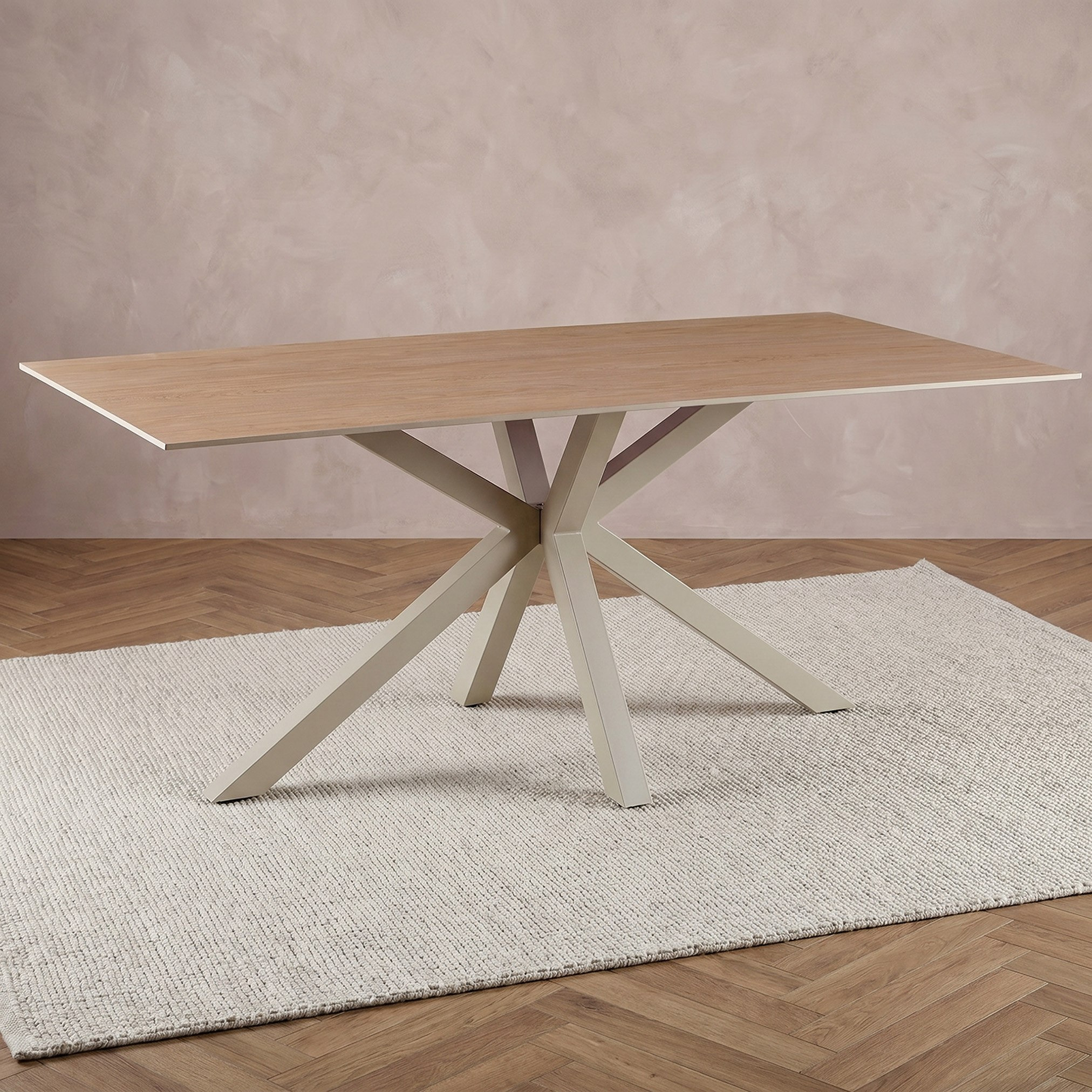 Movo Claus 6-Seater Sintered Stone Top Dining Set-hbxfurniture-diningtablesandsets-diningsets-sixseater-image-2