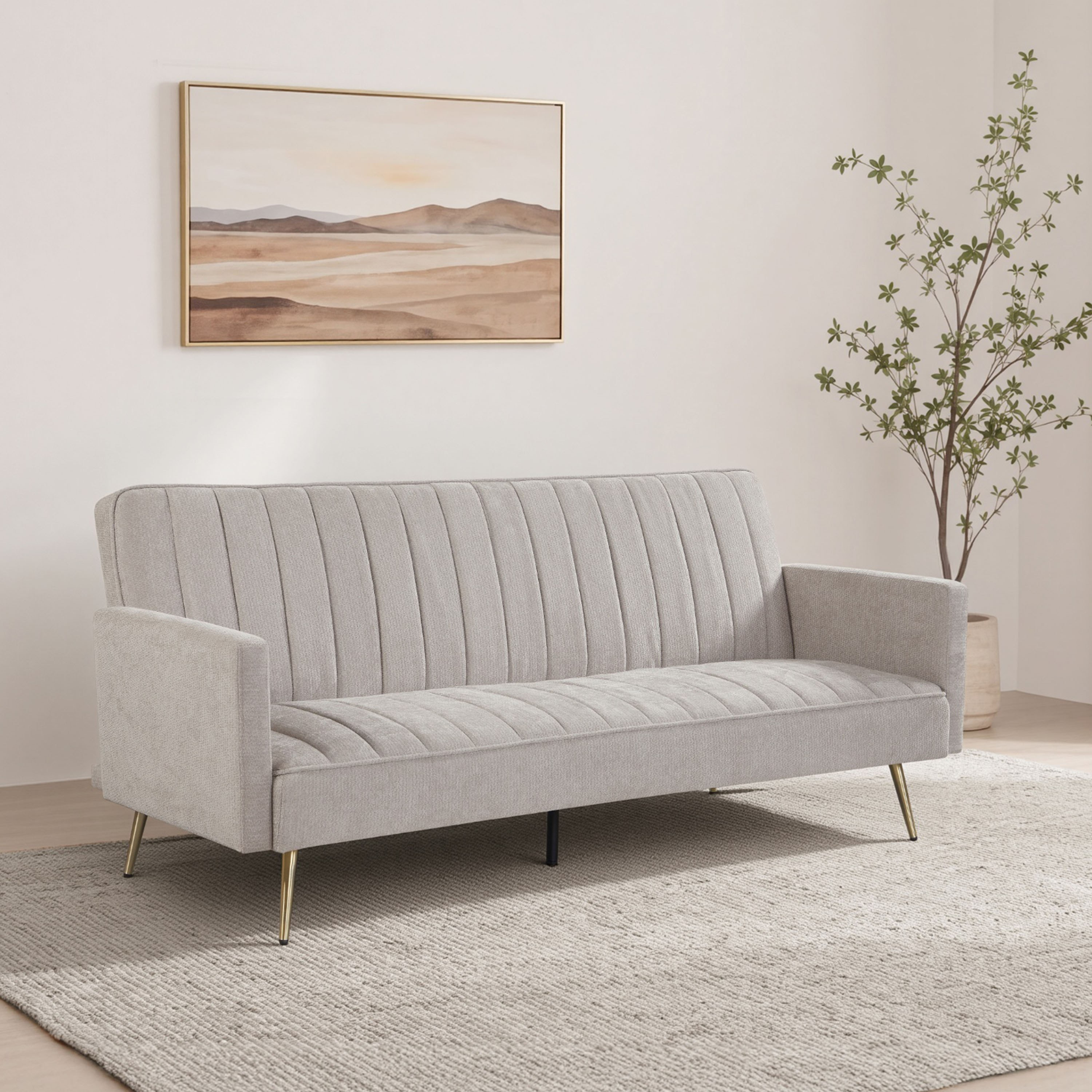 Sparta 3-Seater Fabric Sofa Bed-hbxfurniture-sofasandarmchairs-sofabeds-image-1