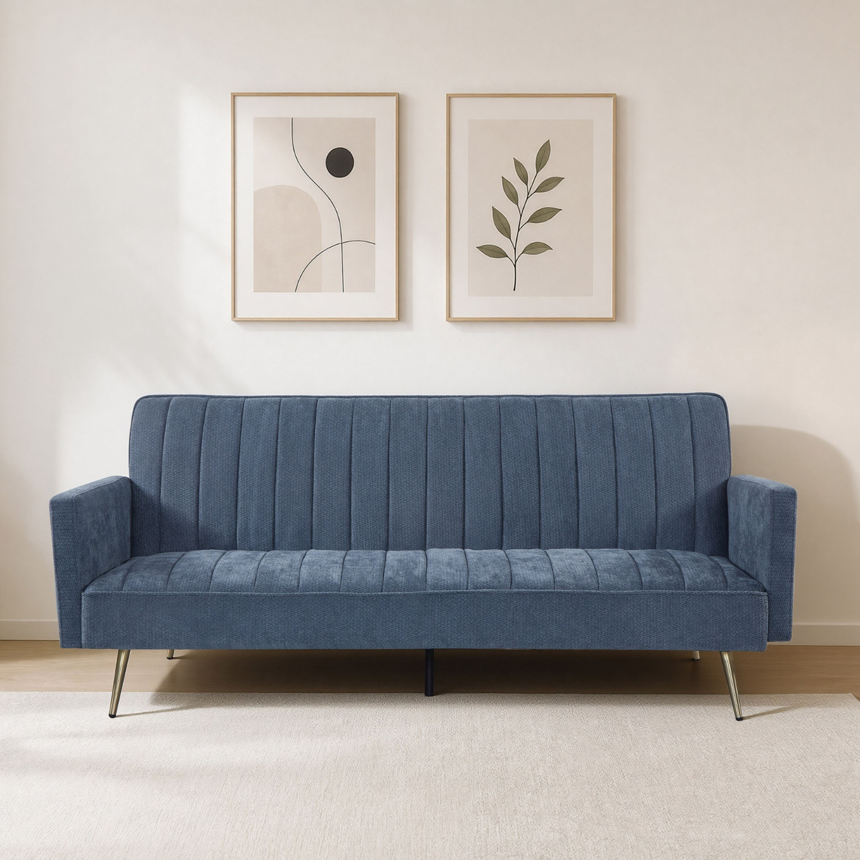 Sparta 3-Seater Fabric Sofa Bed-hbxfurniture-sofasandarmchairs-sofabeds-image-1