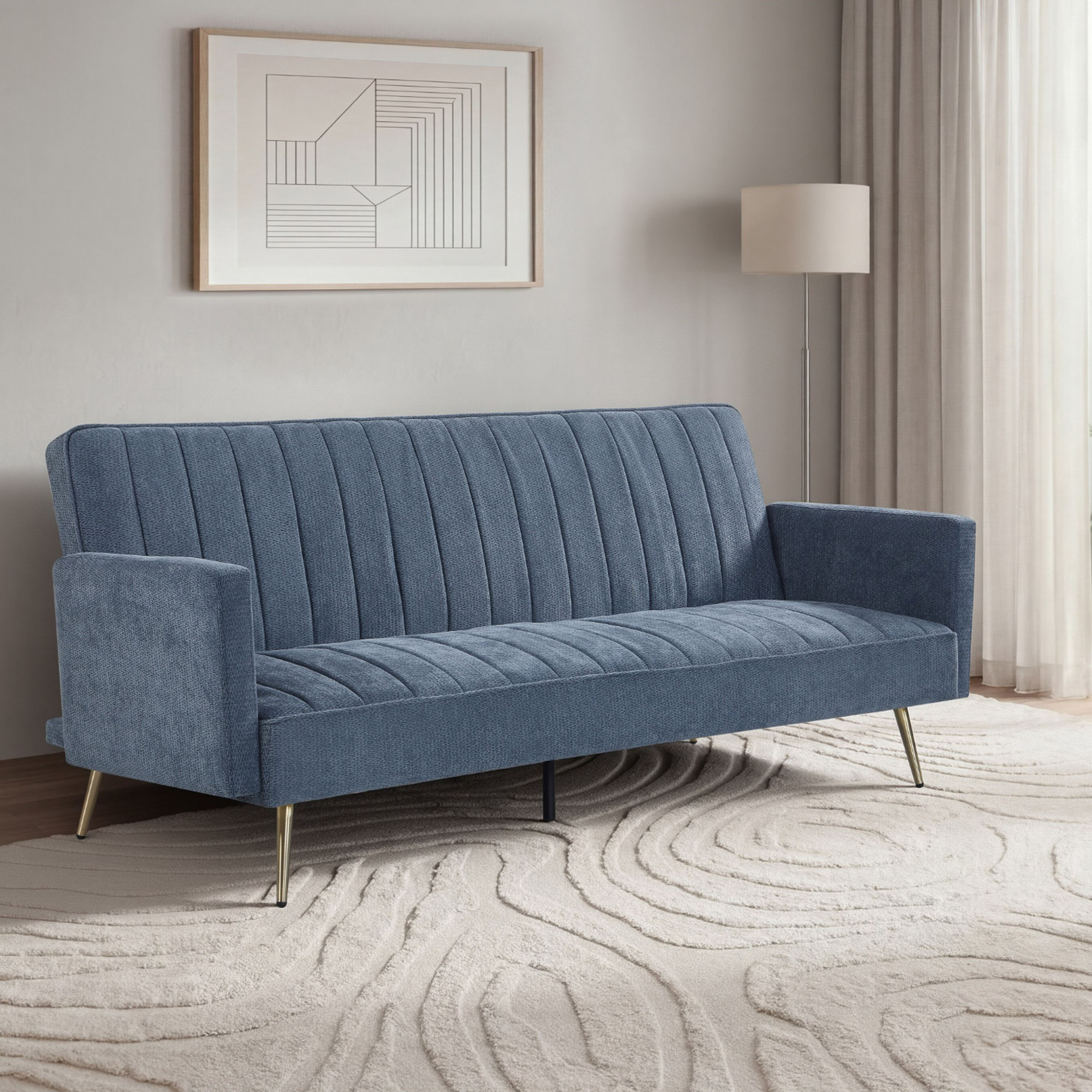 Sparta 3-Seater Fabric Sofa Bed-hbxfurniture-sofasandarmchairs-sofabeds-image-2