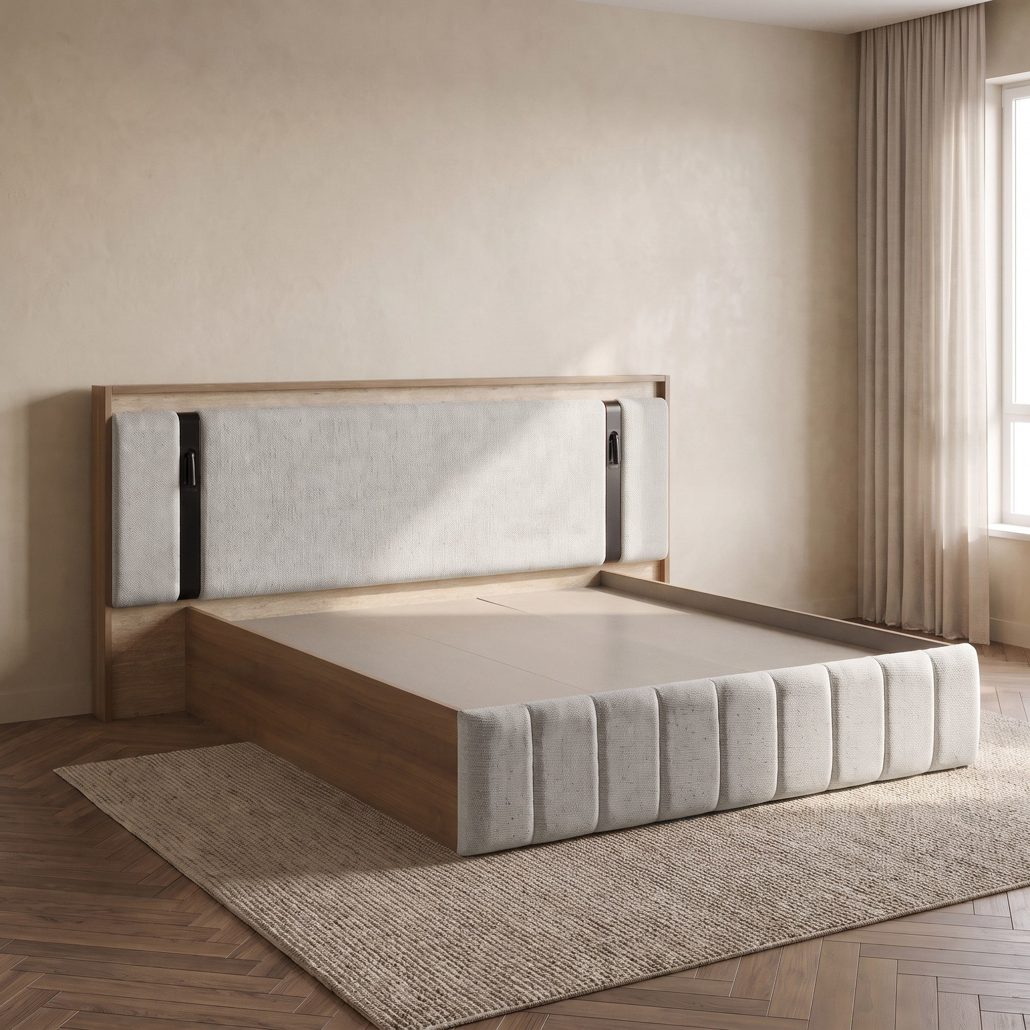 Trento 6-Piece King Bedroom Set - 180x200 cm-hbxbedroom-bedsandbedsets-bedroomsets-king-image-5