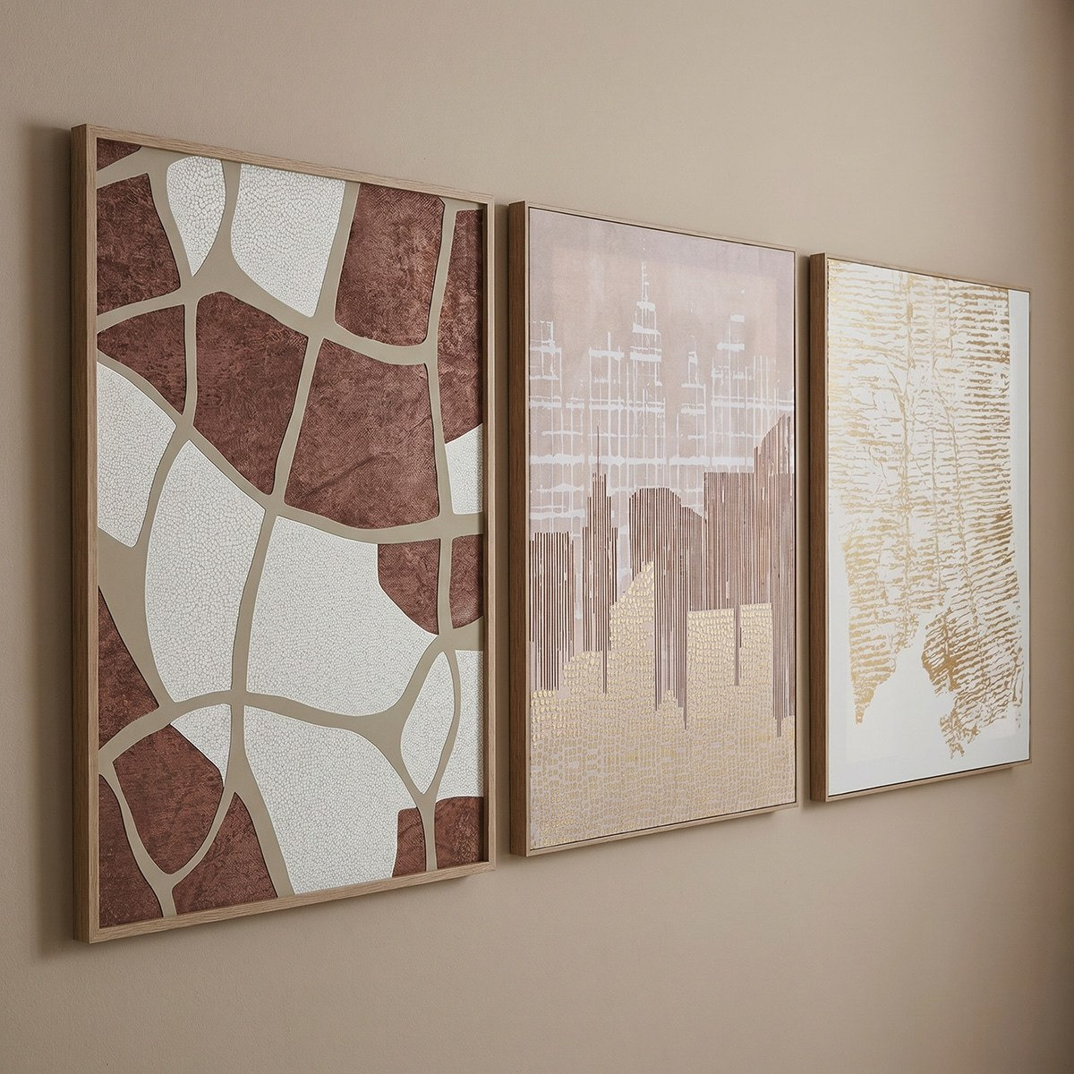 Relay Skyscrapers Framed Picture with Plaster - 50x70x3 cm-hbxhomeware-hbxdecorandfurnishings-image-4
