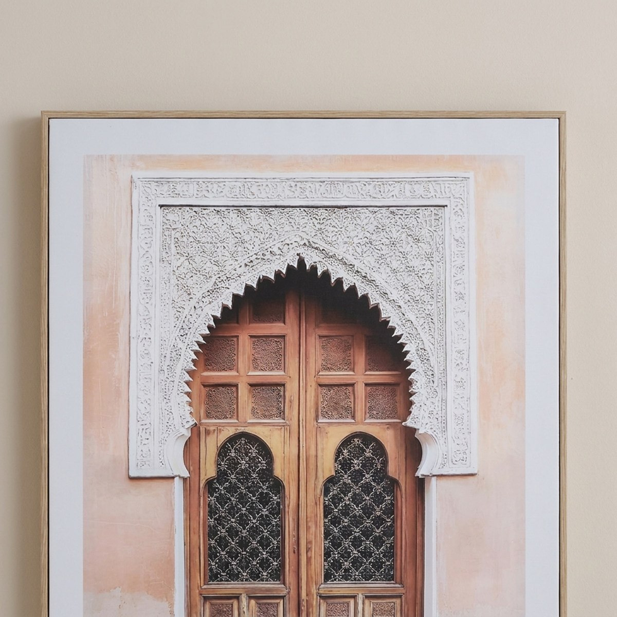 Relay Arabic Door PS Framed Picture - 45x60x2.5 cm-hbxhomeware-hbxdecorandfurnishings-image-2