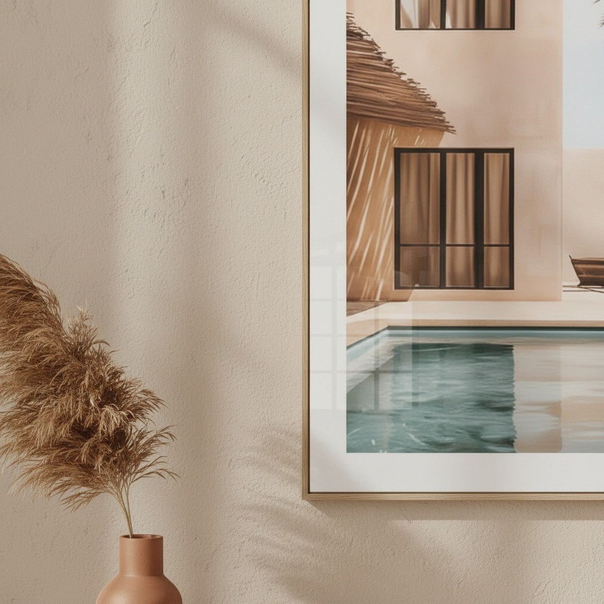 Relay Outdoor Pool Framed Picture - 45x60x2.5 cm-hbxhomeware-hbxdecorandfurnishings-image-3