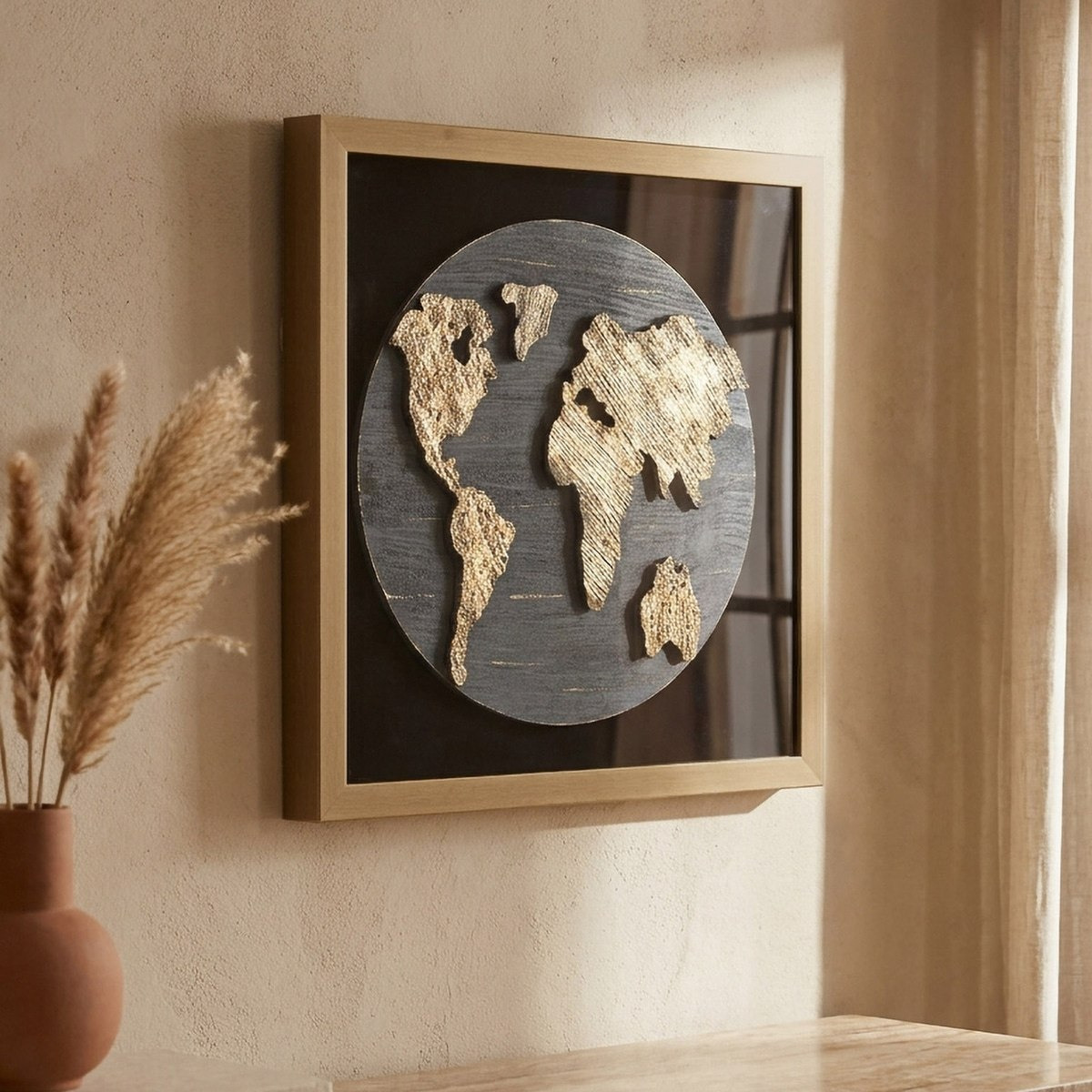 Relay World Art Shadow Box - 50x50x4 cm-hbxhomeware-hbxdecorandfurnishings-image-1