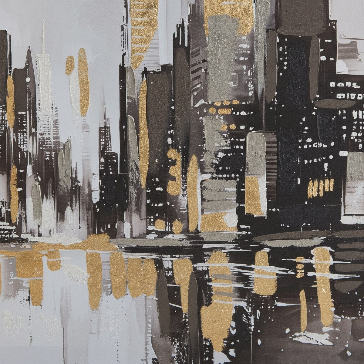 Relay Cityline Framed Handpainted Canvas - 90x60x3.8 cm-hbxhomeware-hbxdecorandfurnishings-image-3