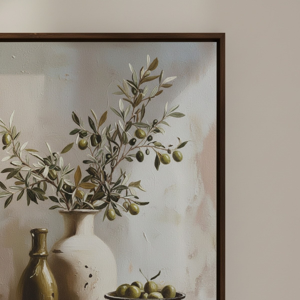 Relay Vase and Olives Framed Picture - 40x50x2 cm-hbxhomeware-hbxdecorandfurnishings-image-3
