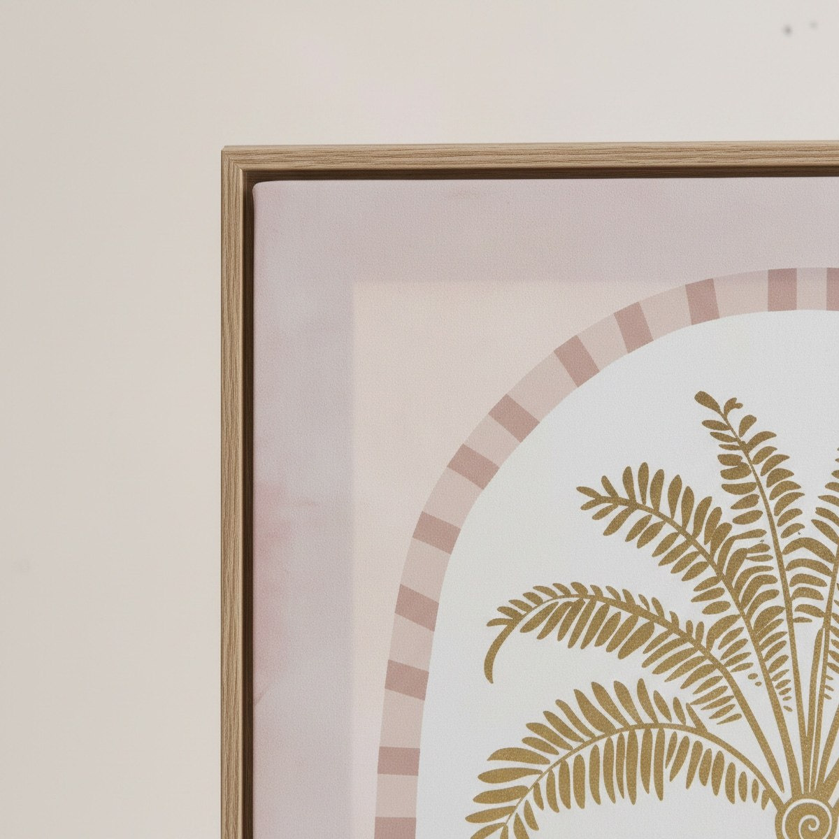 Relay Camel and Palm Tree Framed Picture with Foil - 45x60x2.5 cm-hbxhomeware-hbxdecorandfurnishings-image-3