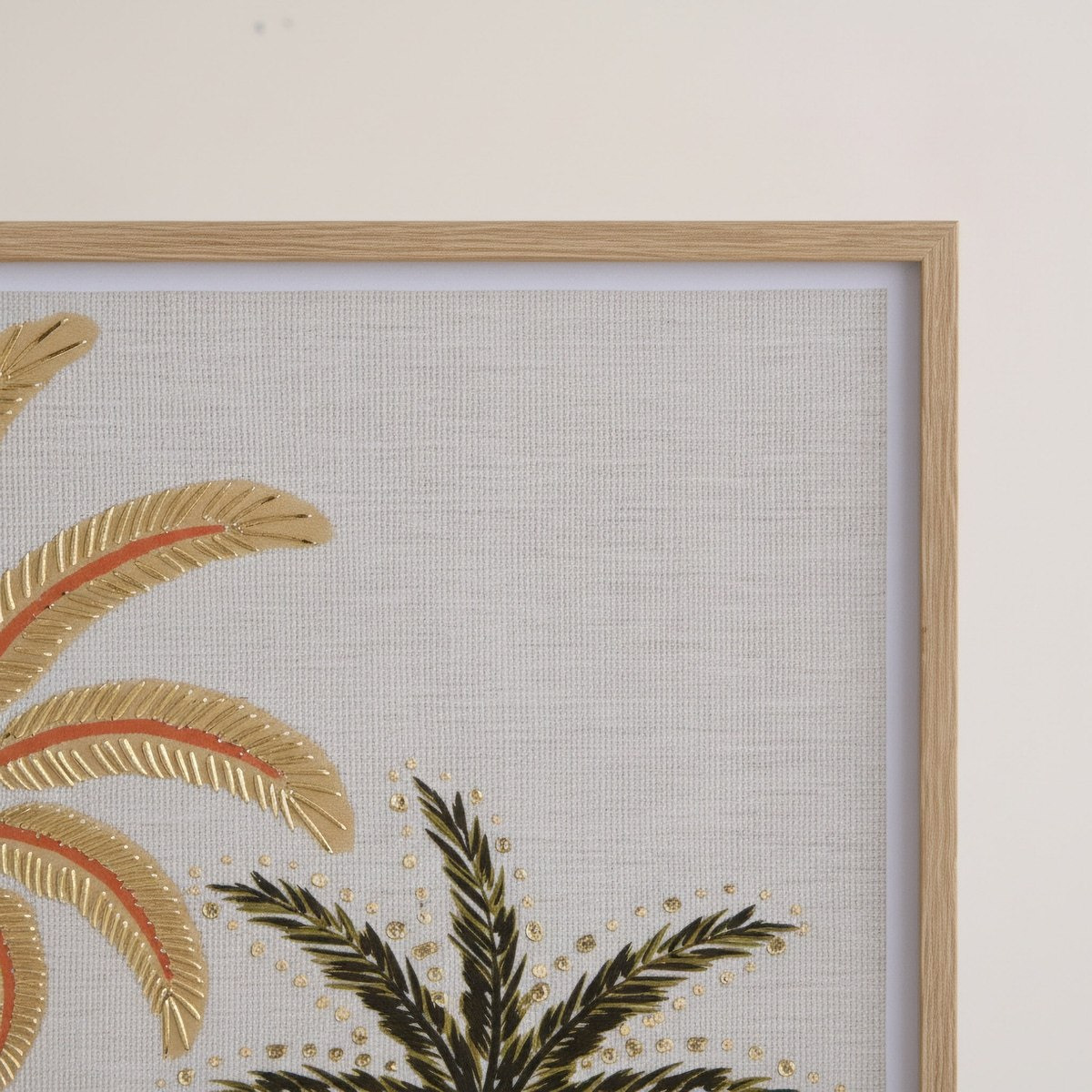 Relay Palm Tree Framed Picture with Foil - 45x60x2.5 cm-hbxhomeware-hbxdecorandfurnishings-image-2
