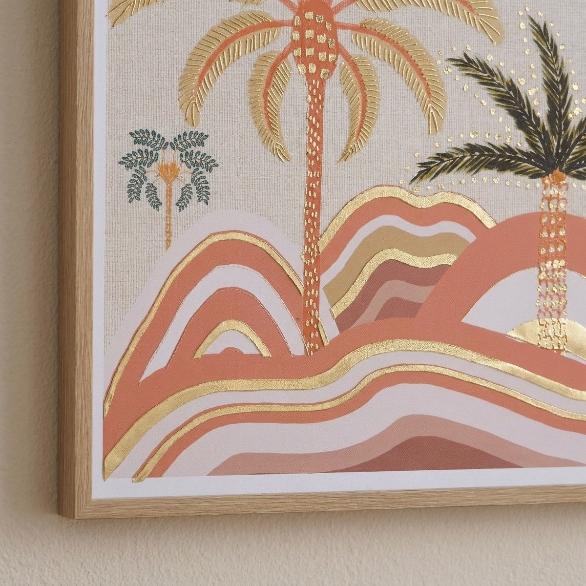 Relay Palm Tree Framed Picture with Foil - 45x60x2.5 cm-hbxhomeware-hbxdecorandfurnishings-image-3