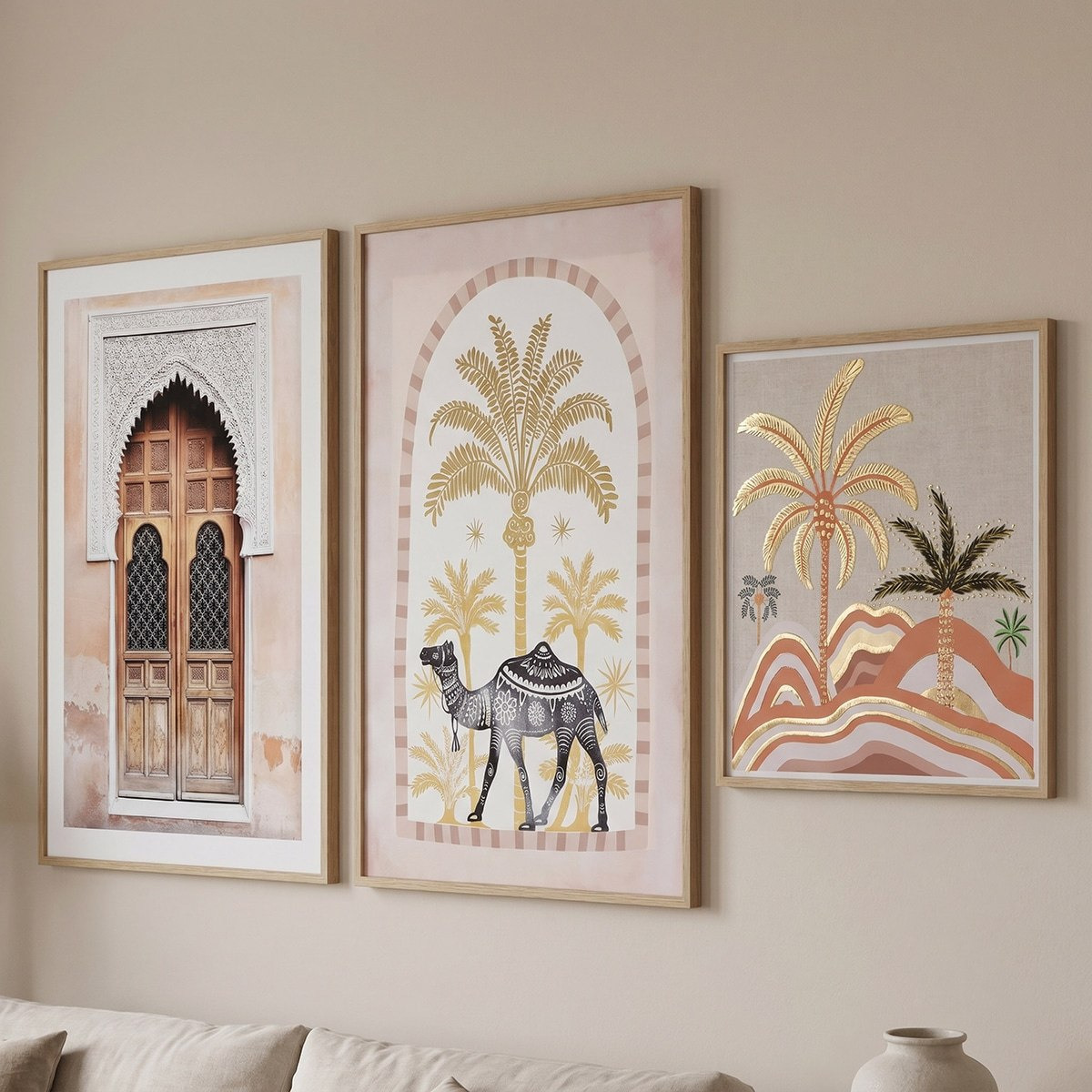 Relay Palm Tree Framed Picture with Foil - 45x60x2.5 cm-hbxhomeware-hbxdecorandfurnishings-image-5