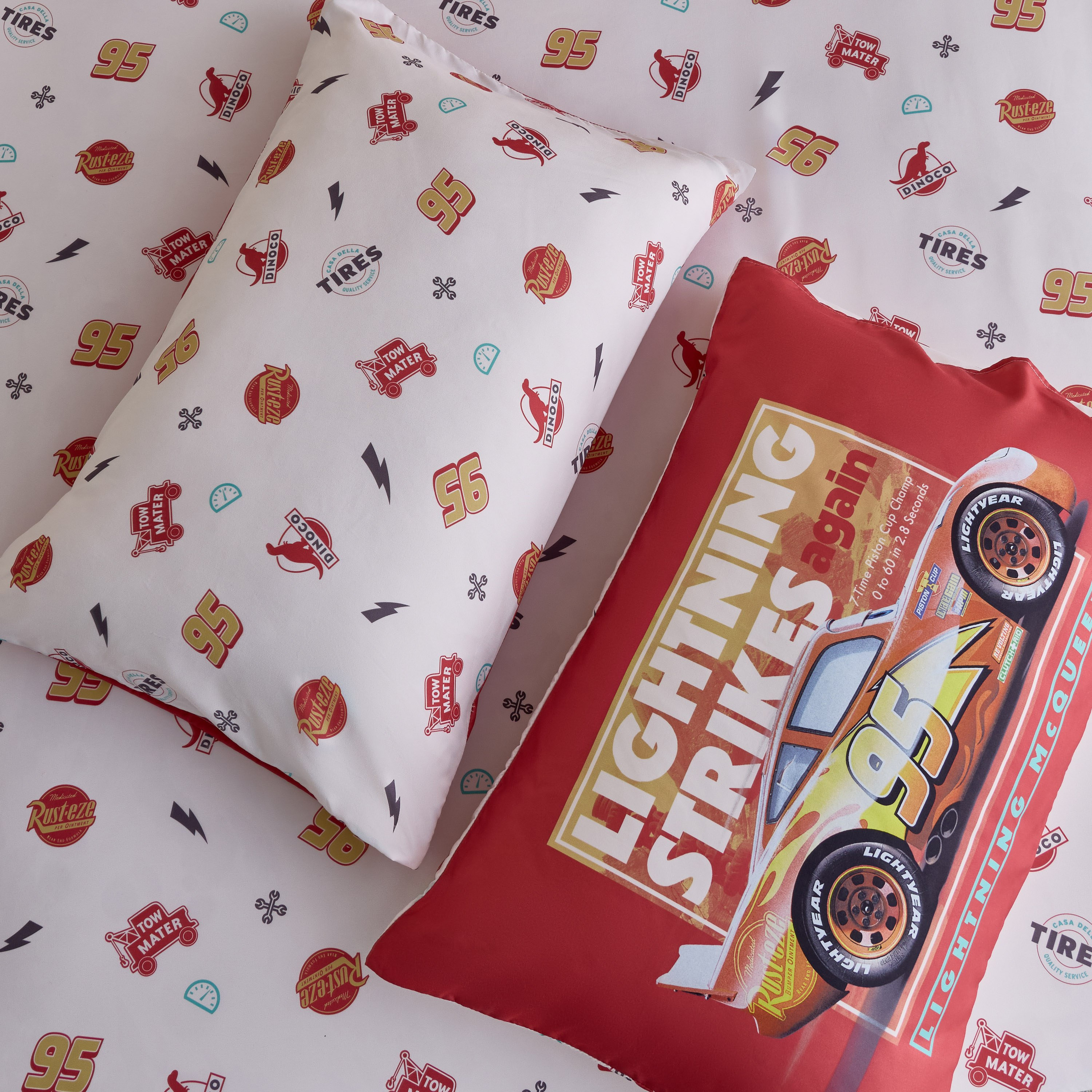 Cars McQueen Microfiber BIAB 3-Piece Twin Comforter Sheet Set - 160x220 cm-hbxkidsandyouth-beddingandfurnishings-comfortersets-image-6