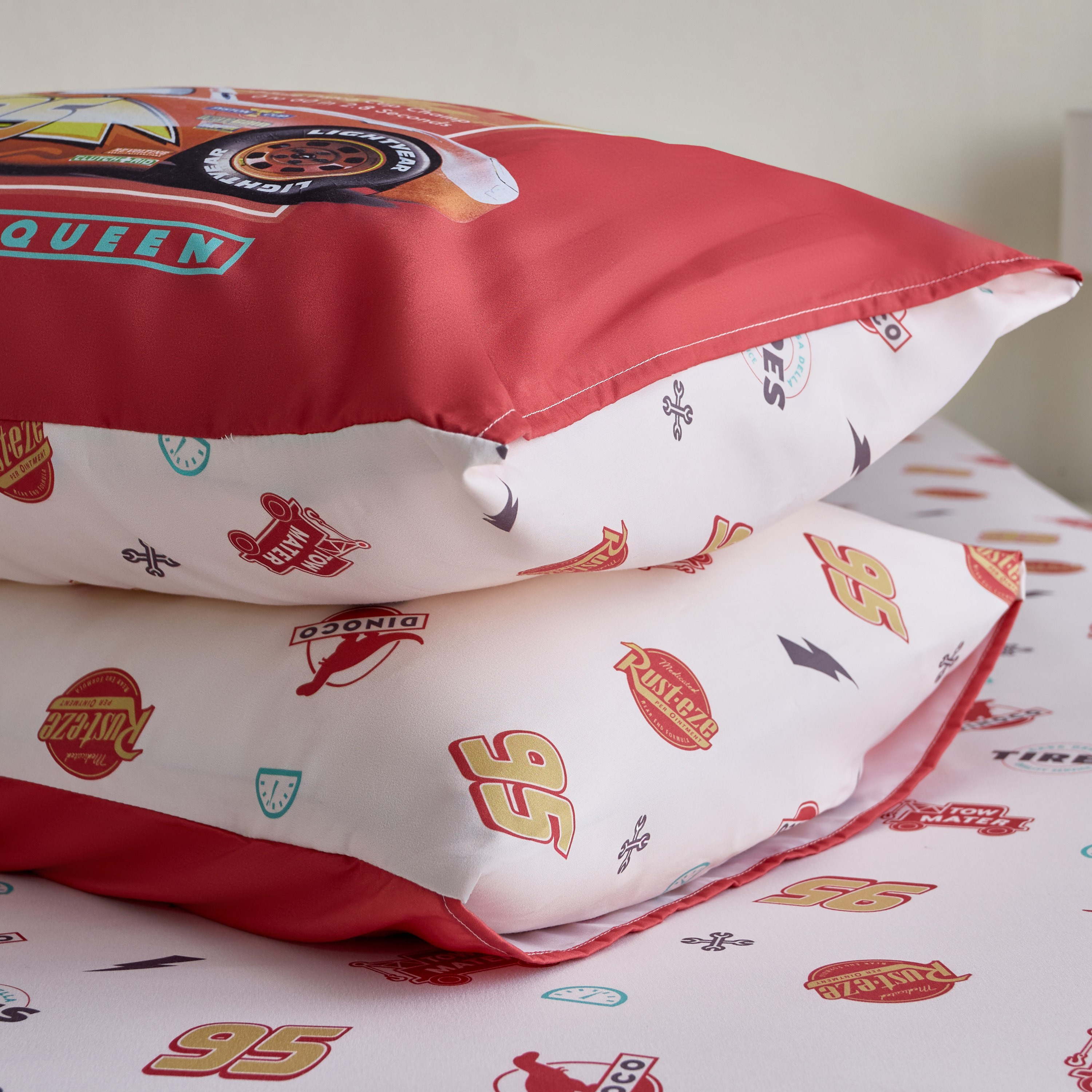 Cars McQueen Microfiber BIAB 3-Piece Twin Comforter Sheet Set - 160x220 cm-hbxkidsandyouth-beddingandfurnishings-comfortersets-image-7