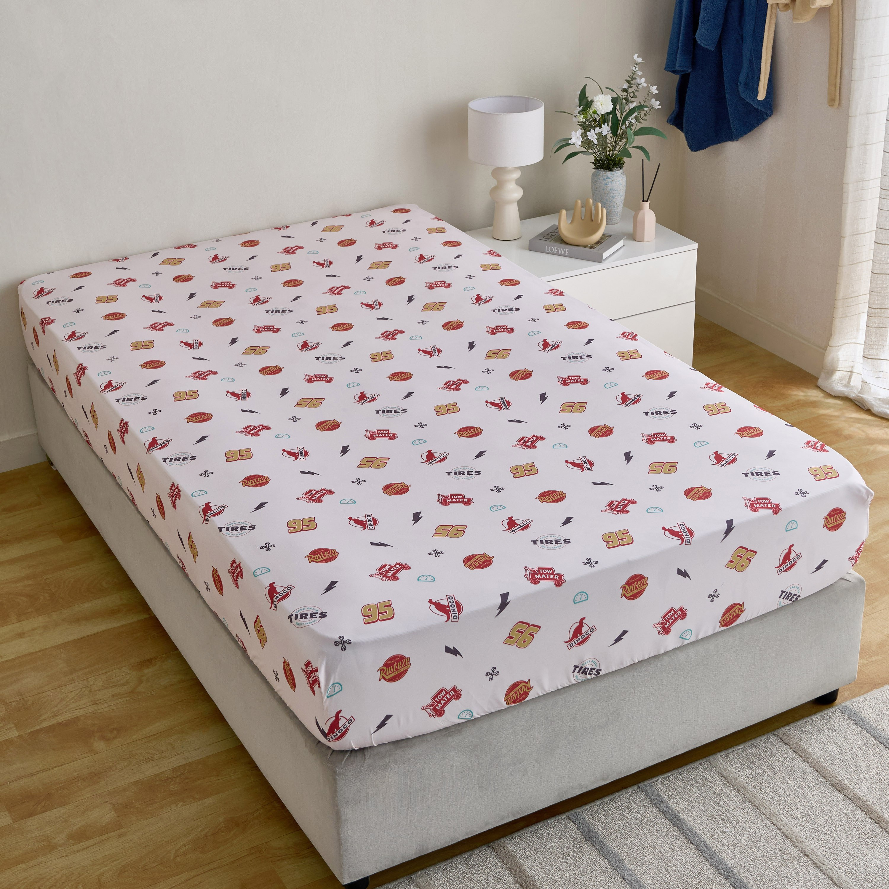 Cars McQueen Microfiber BIAB 3-Piece Twin Comforter Sheet Set - 160x220 cm-hbxkidsandyouth-beddingandfurnishings-comfortersets-image-8