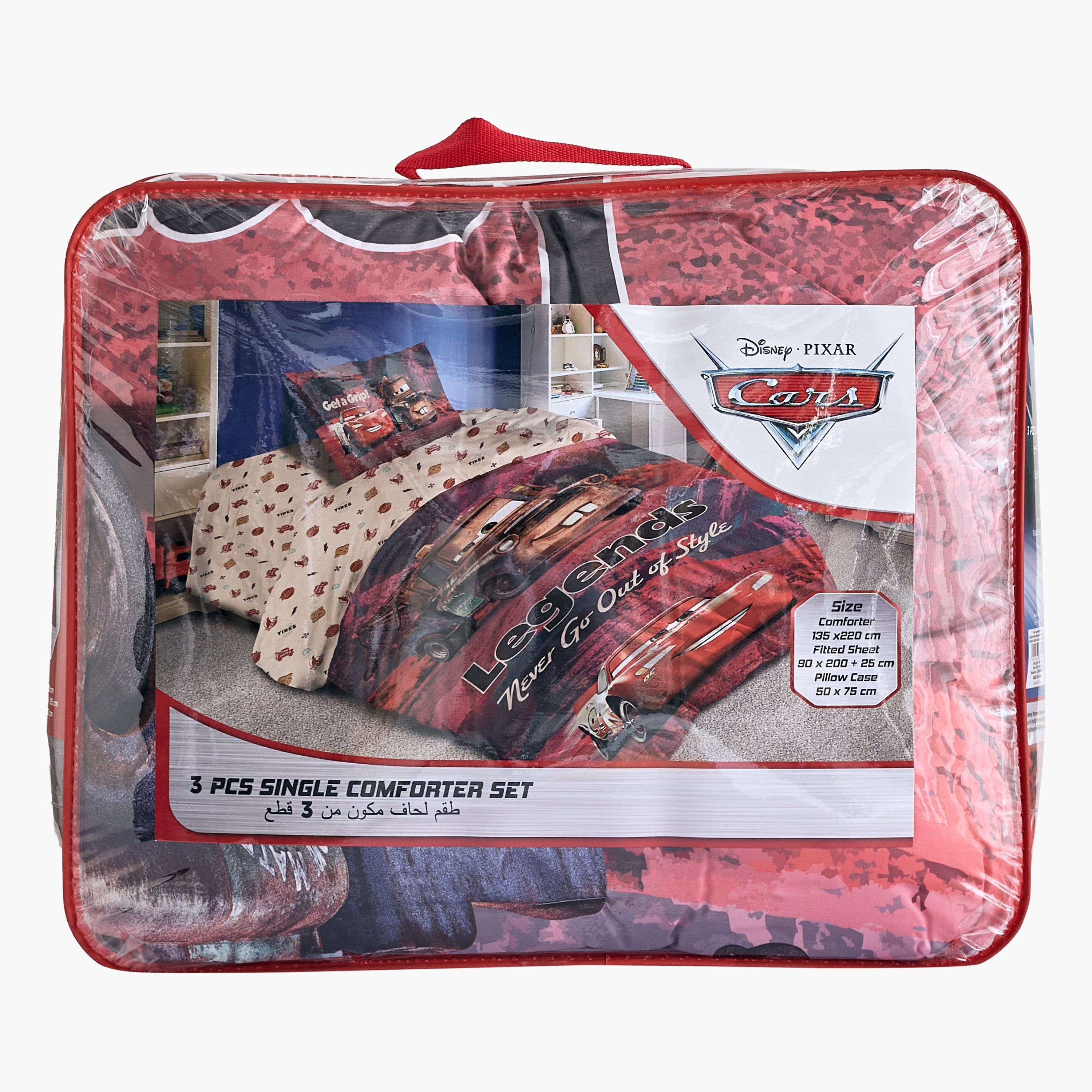 Car Legends 3-Piece Microfibre BIAB Single Comforter Set - 135x220 cm-hbxkidsandyouth-beddingandfurnishings-comfortersets-image-11