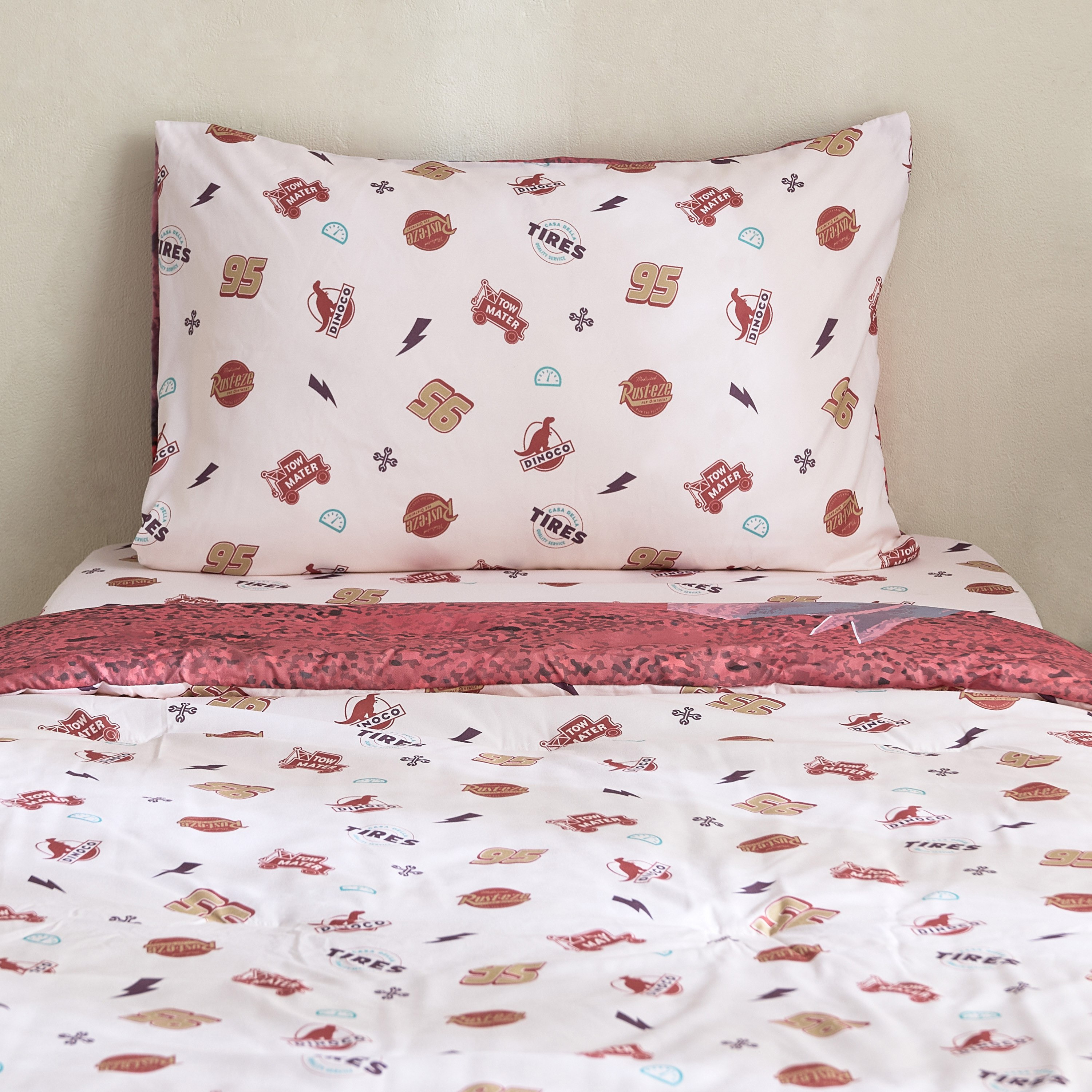 Car Legends 3-Piece Microfibre BIAB Single Comforter Set - 135x220 cm-hbxkidsandyouth-beddingandfurnishings-comfortersets-image-3