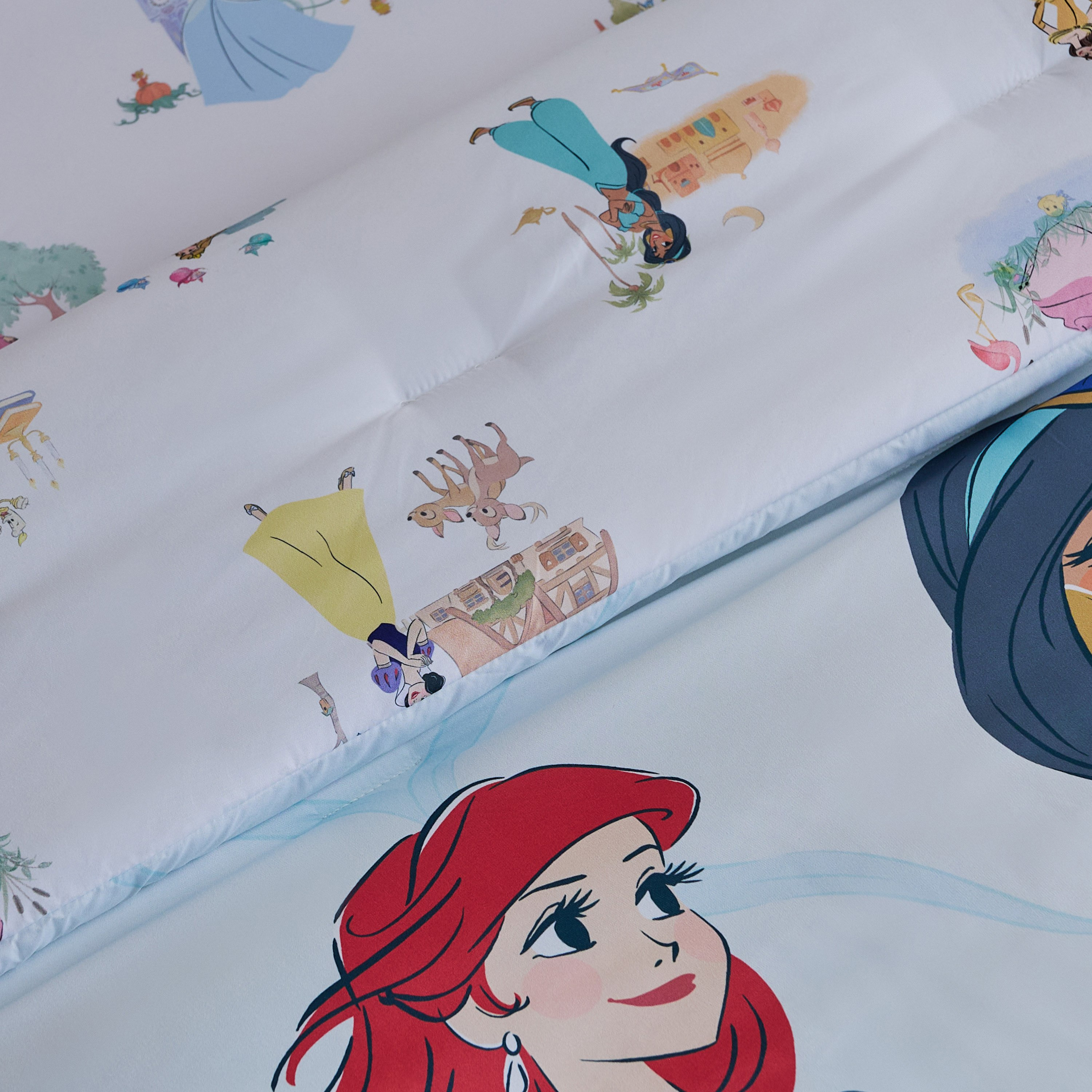 Disney Princess 3-Piece BIAB Twin Microfibre Comforter with Sheet and Pillowcase Set - 160x220 cm-hbxkidsandyouth-beddingandfurnishings-comfortersets-image-4
