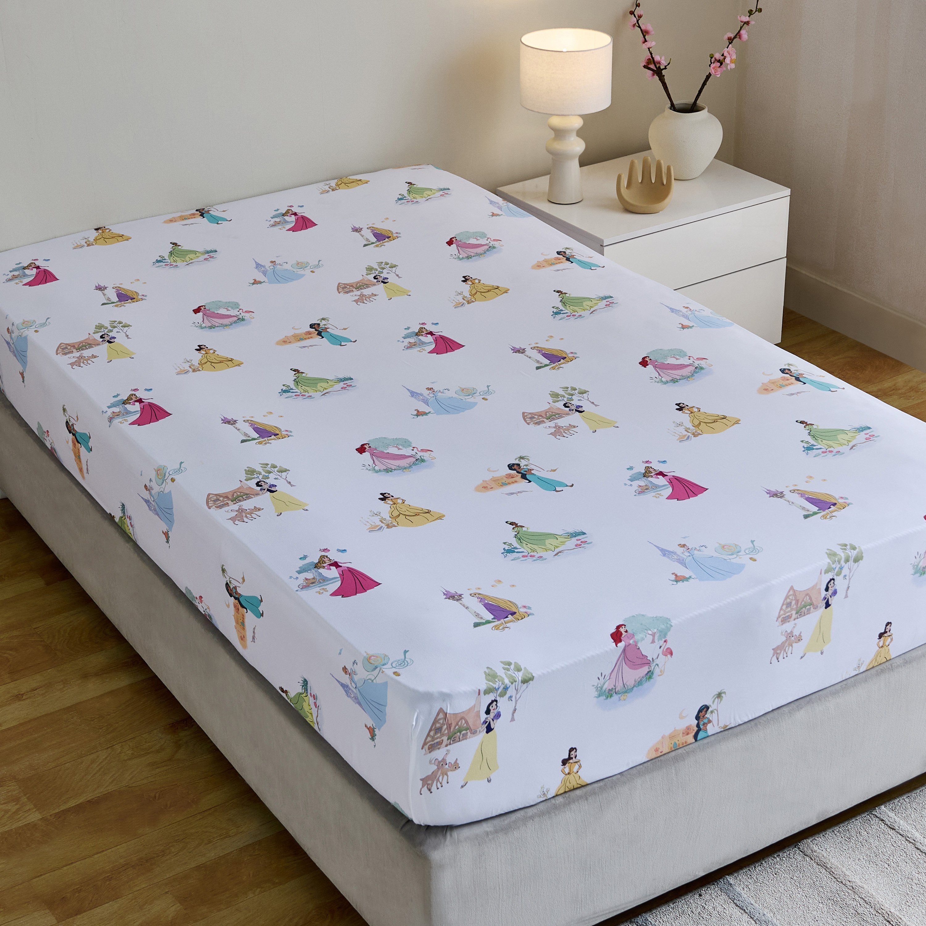Disney Princess 3-Piece BIAB Twin Microfibre Comforter with Sheet and Pillowcase Set - 160x220 cm-hbxkidsandyouth-beddingandfurnishings-comfortersets-image-6