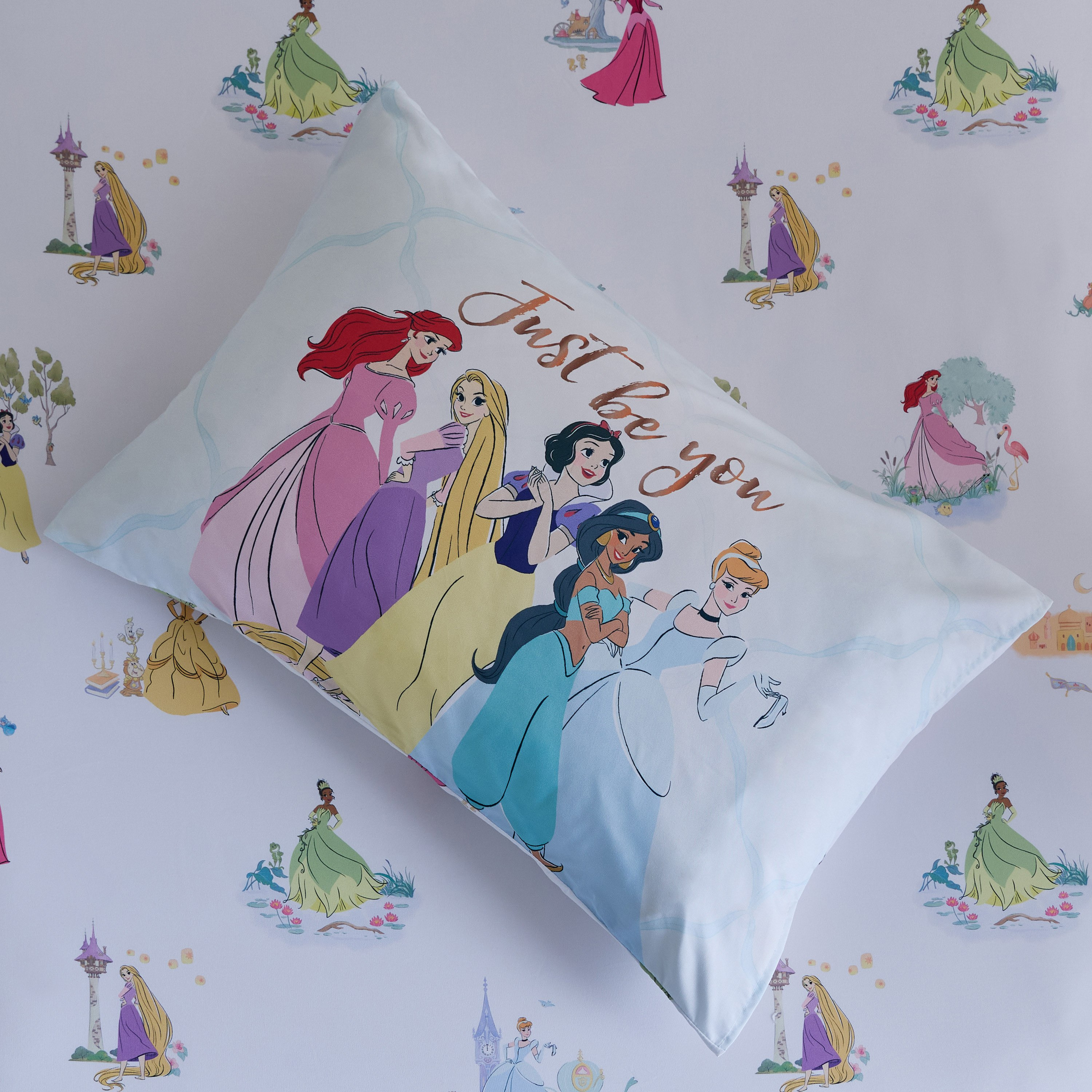 Disney Princess 3-Piece BIAB Twin Microfibre Comforter with Sheet and Pillowcase Set - 160x220 cm-hbxkidsandyouth-beddingandfurnishings-comfortersets-image-7