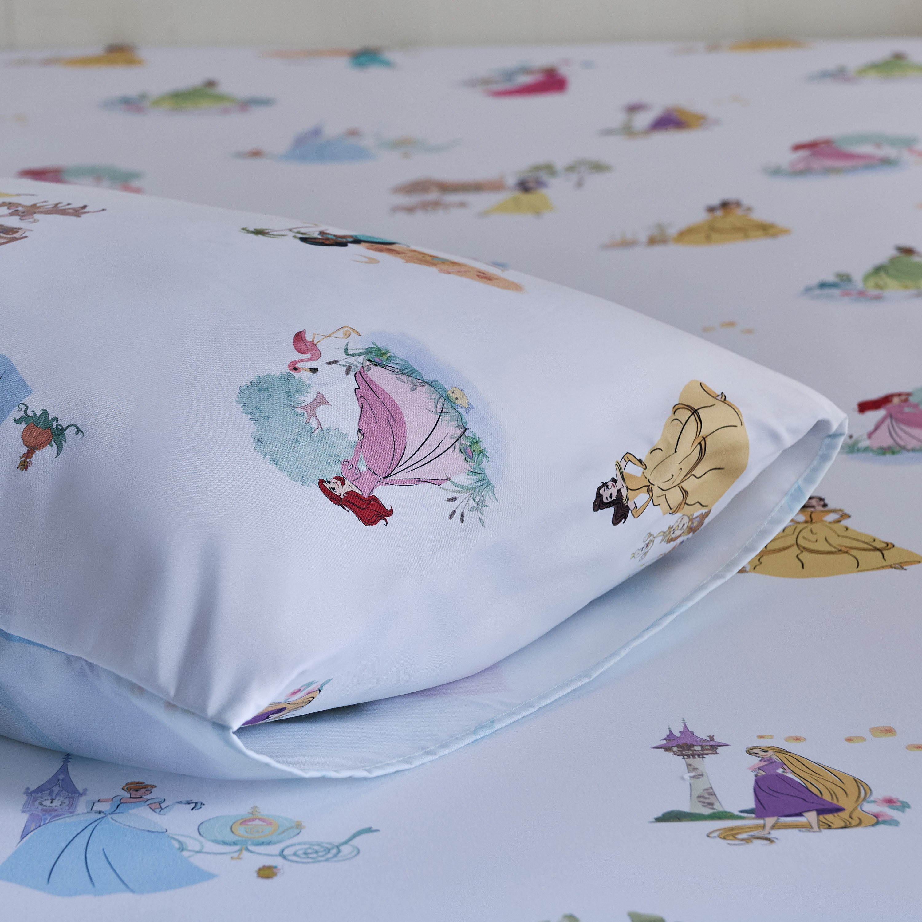 Disney Princess 3-Piece BIAB Twin Microfibre Comforter with Sheet and Pillowcase Set - 160x220 cm-hbxkidsandyouth-beddingandfurnishings-comfortersets-image-8