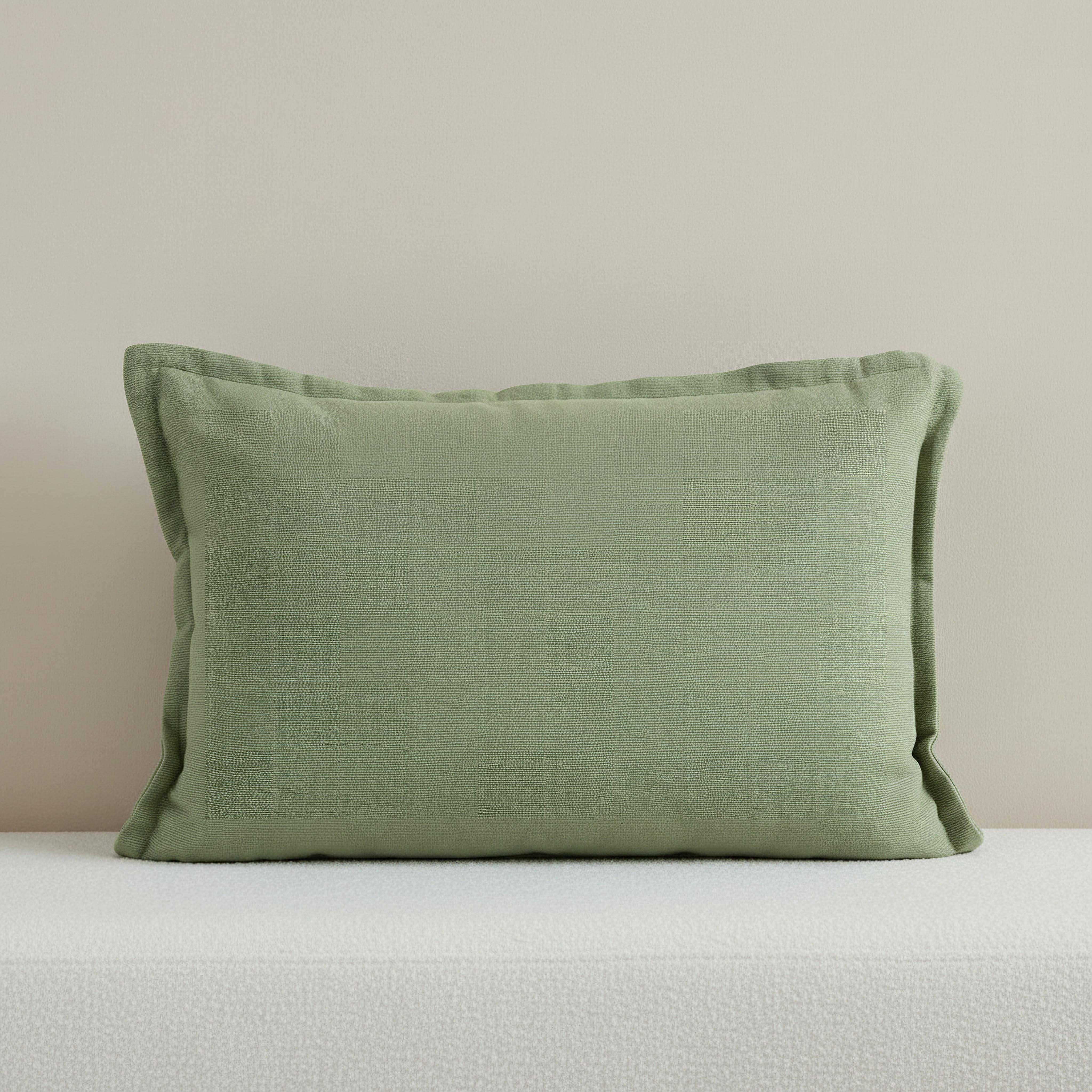 Atlanta Ezra Ribbed Solid Filled Cushion - 40x60 cm-hbxhomeware-hbxbedroom-image-1