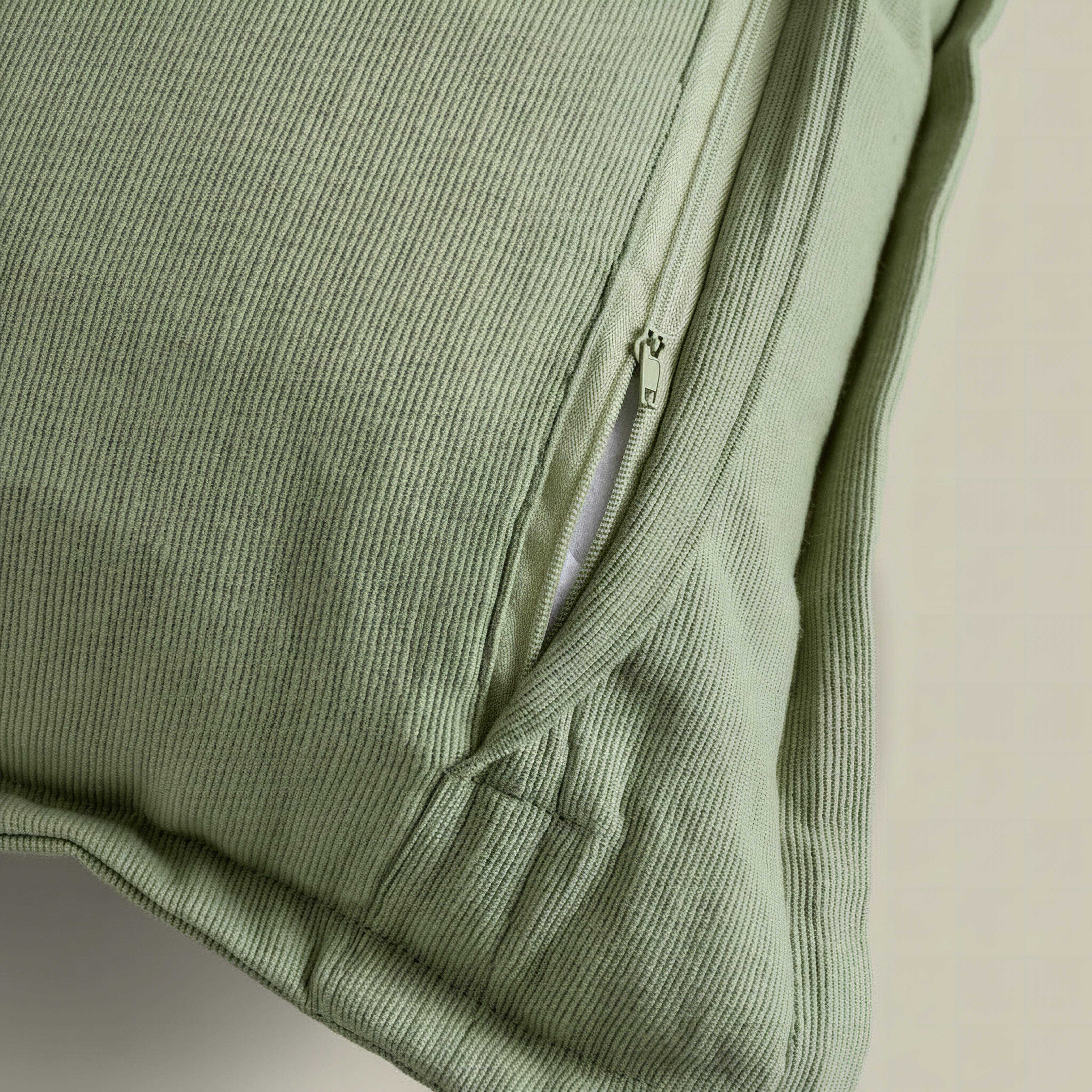 Atlanta Ezra Ribbed Solid Filled Cushion - 40x60 cm-hbxhomeware-hbxbedroom-image-2