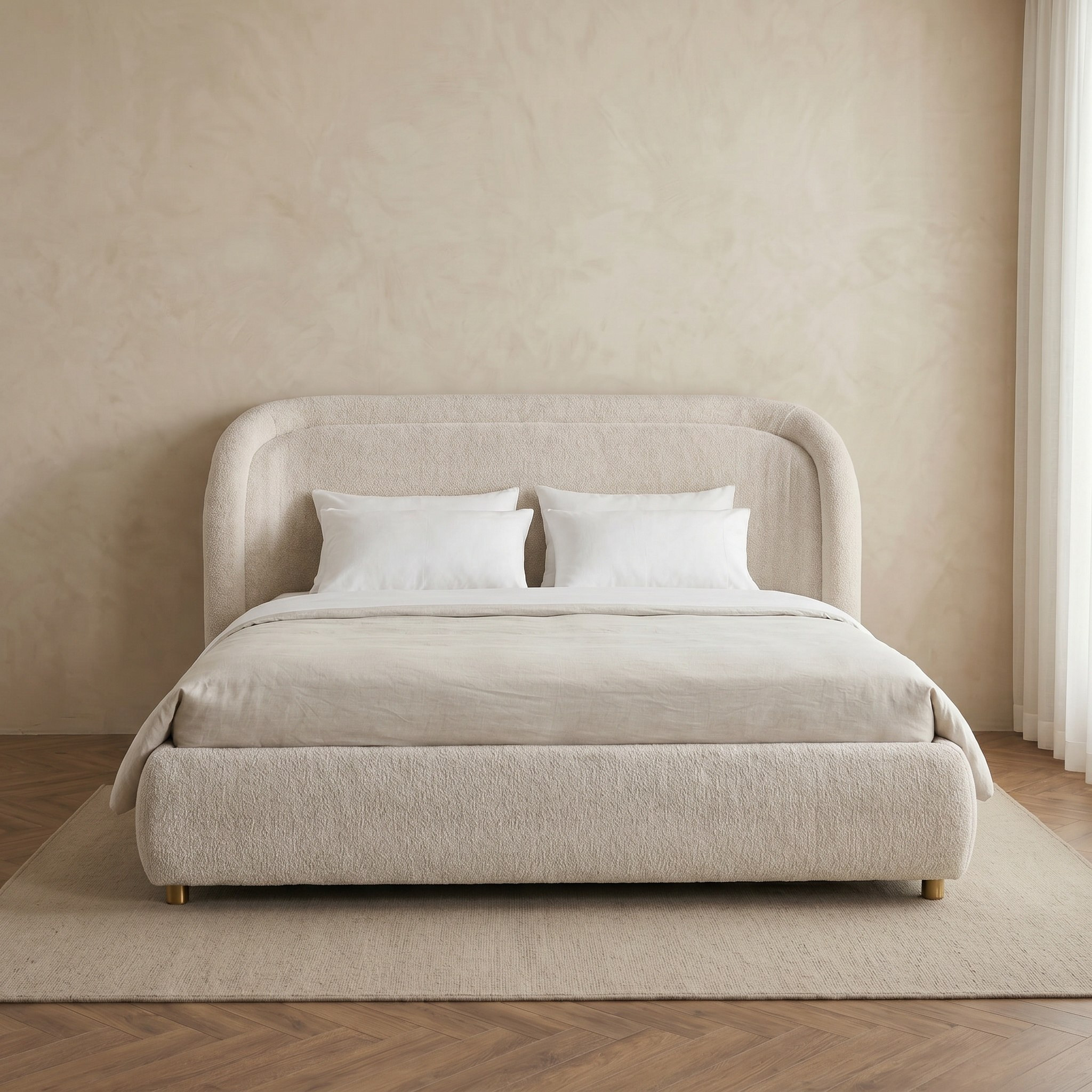 Estonia Alfresco Upholstered King Bed - 180x200 cm-hbxfurniture-bedsandbedsets-beds-king-image-2