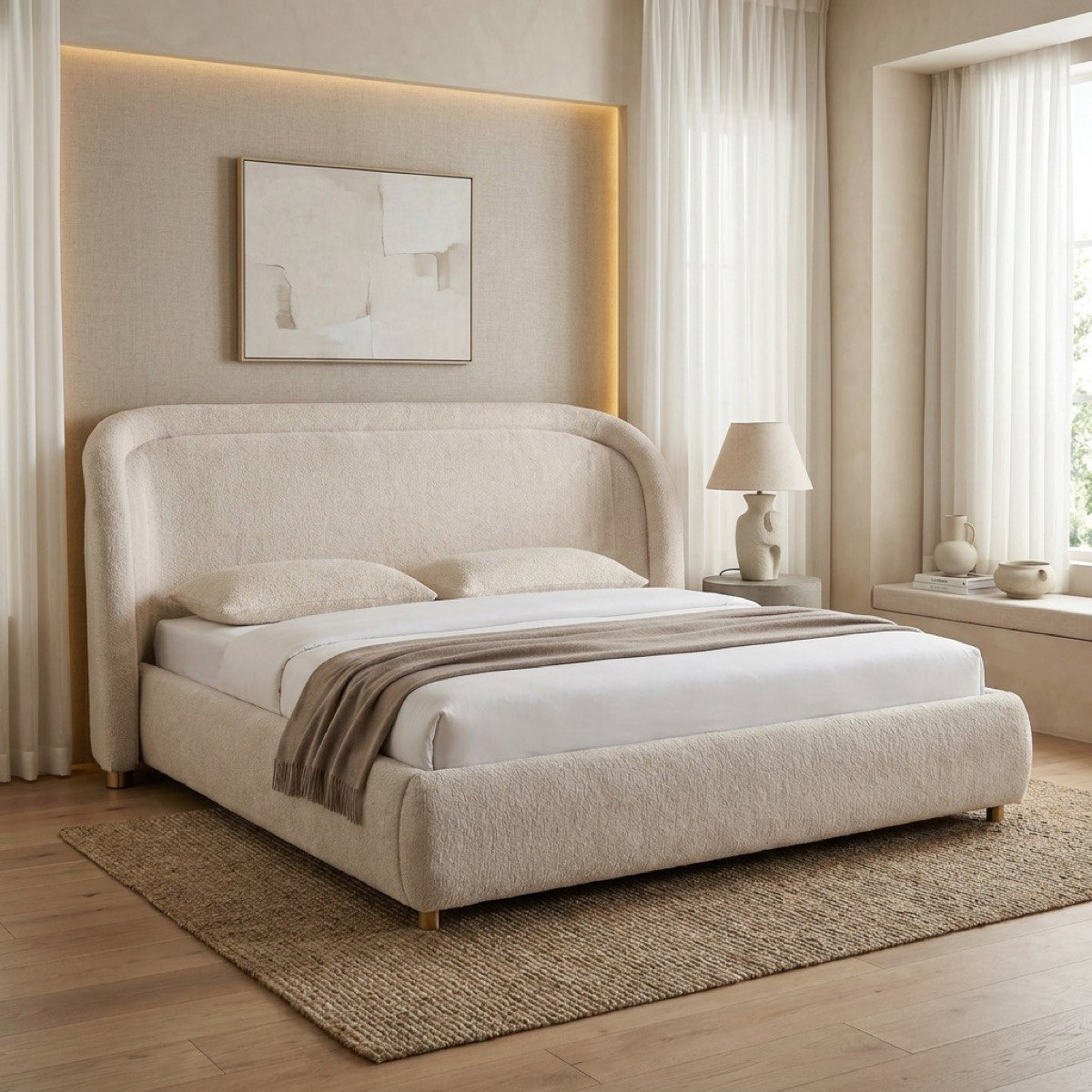 Estonia Alfresco Upholstered Super King Bed - 200x200 cm-hbxbedroom-bedsandbedsets-beds-superking-image-1