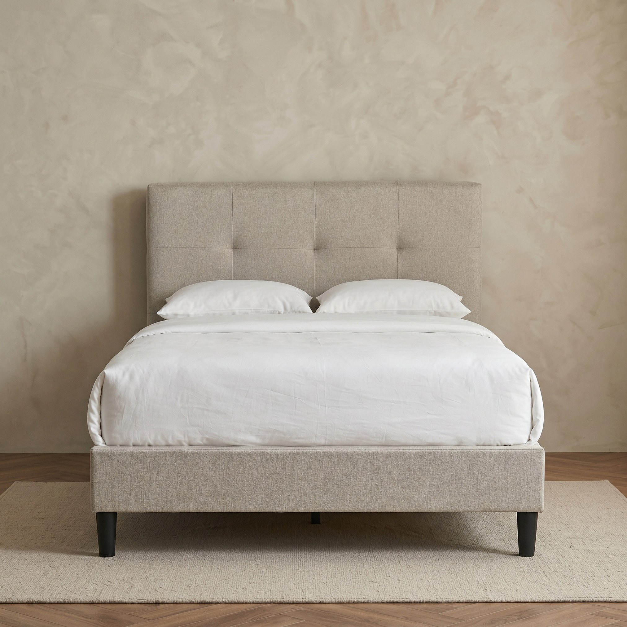 Movo Kulltorp Malmo Upholstered Single Bed - 90x200 cm-hbxkidsandyouth-bedsandbedsets-beds-single-image-2