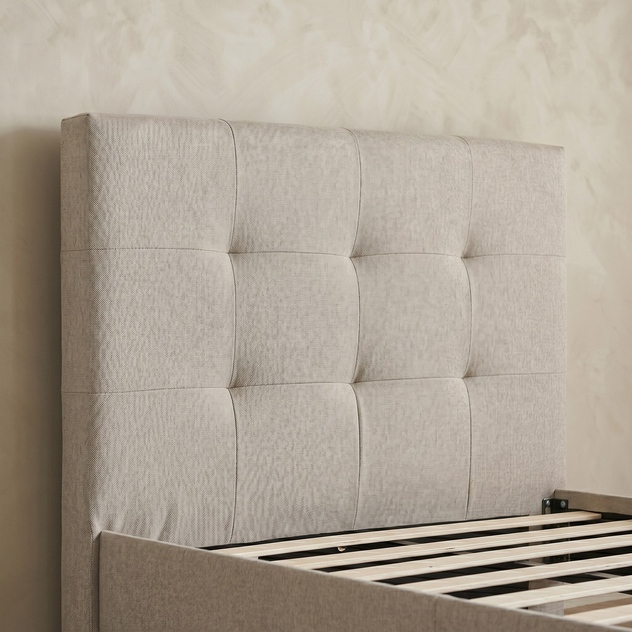 Movo Kulltorp Malmo Upholstered Single Bed - 90x200 cm-hbxkidsandyouth-bedsandbedsets-beds-single-image-4